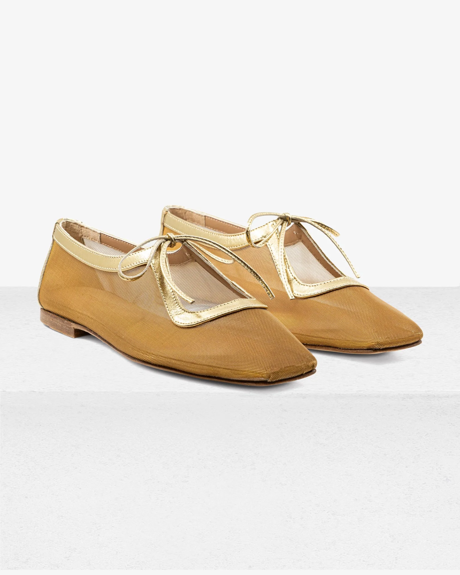 Amelia Clear Mesh Gold - Image 3