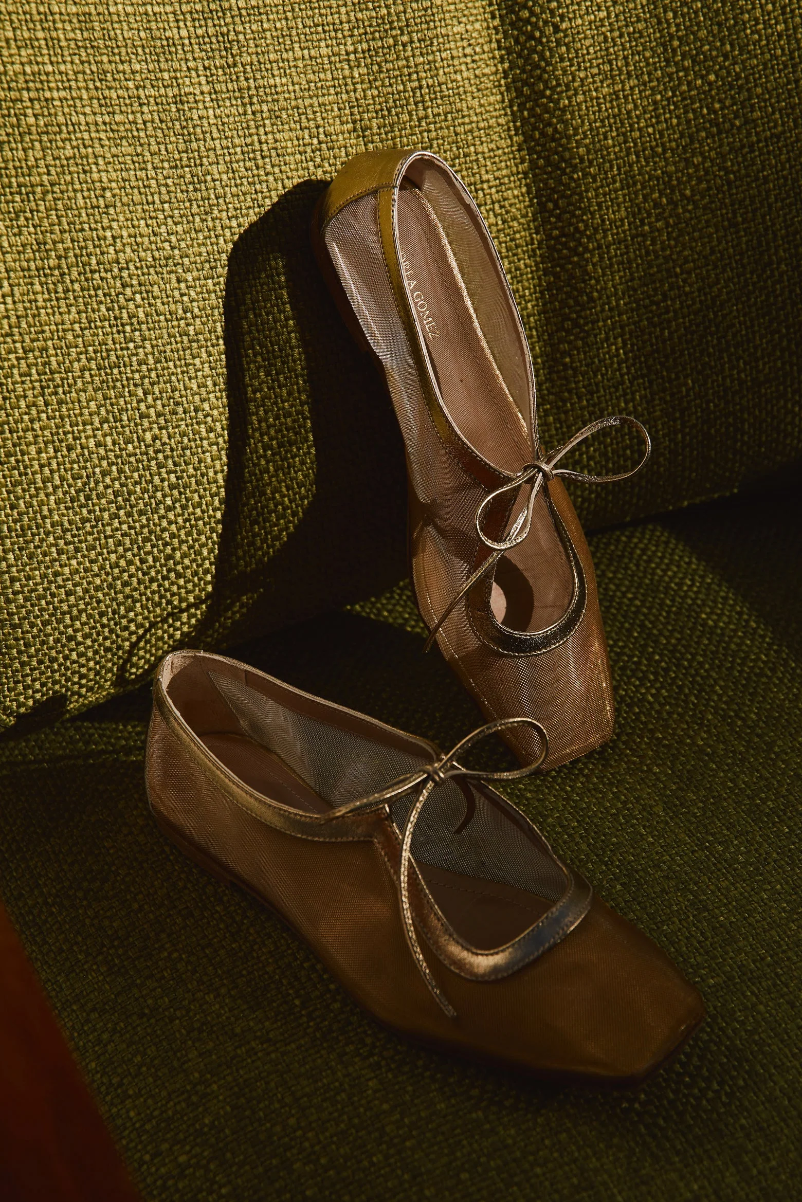 Amelia Clear Mesh Gold - Image 8