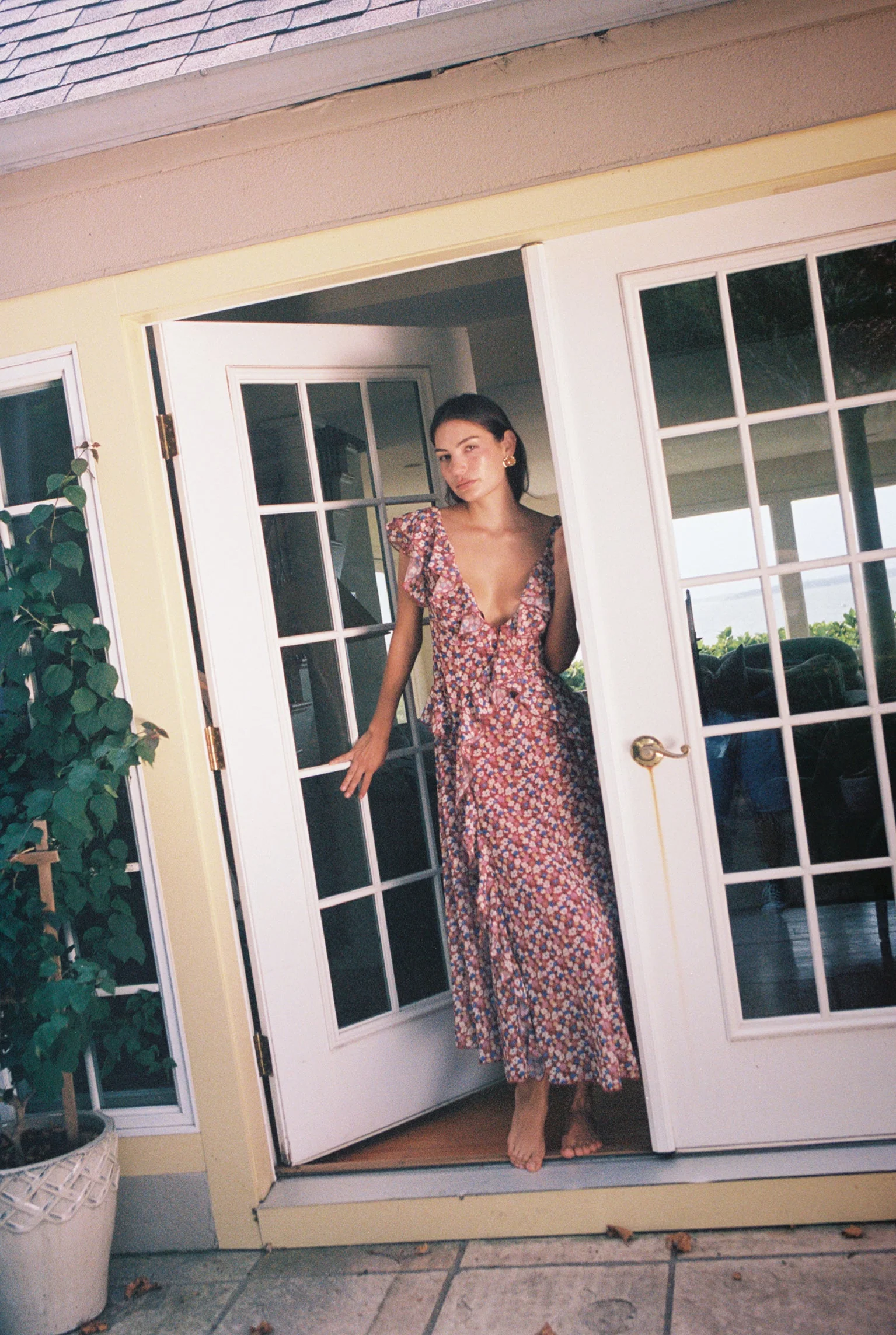 Azure Dress Floral Fete