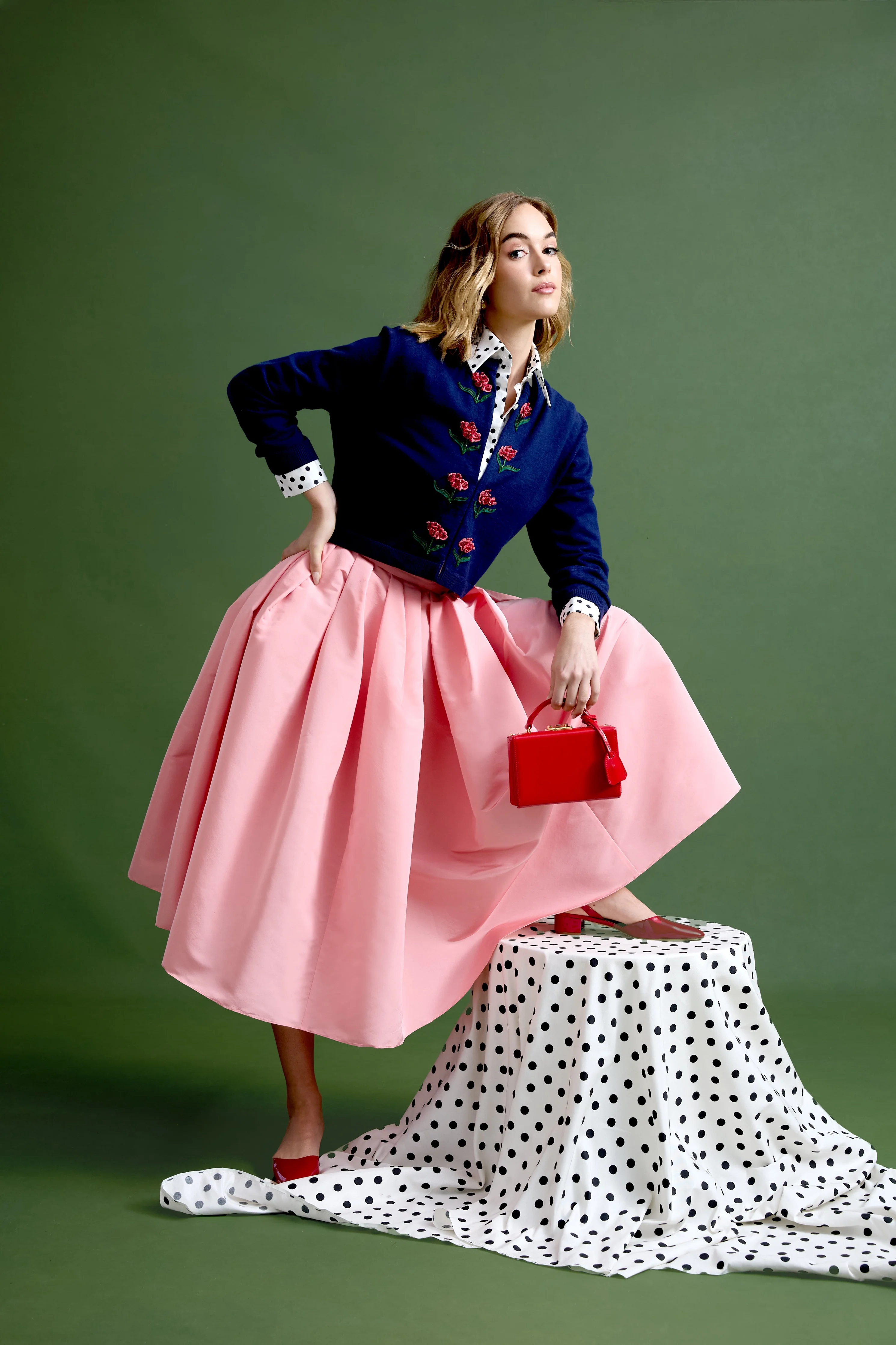 Bailey Knit Jacket With Chelsea Rose Embellishment - Image 4