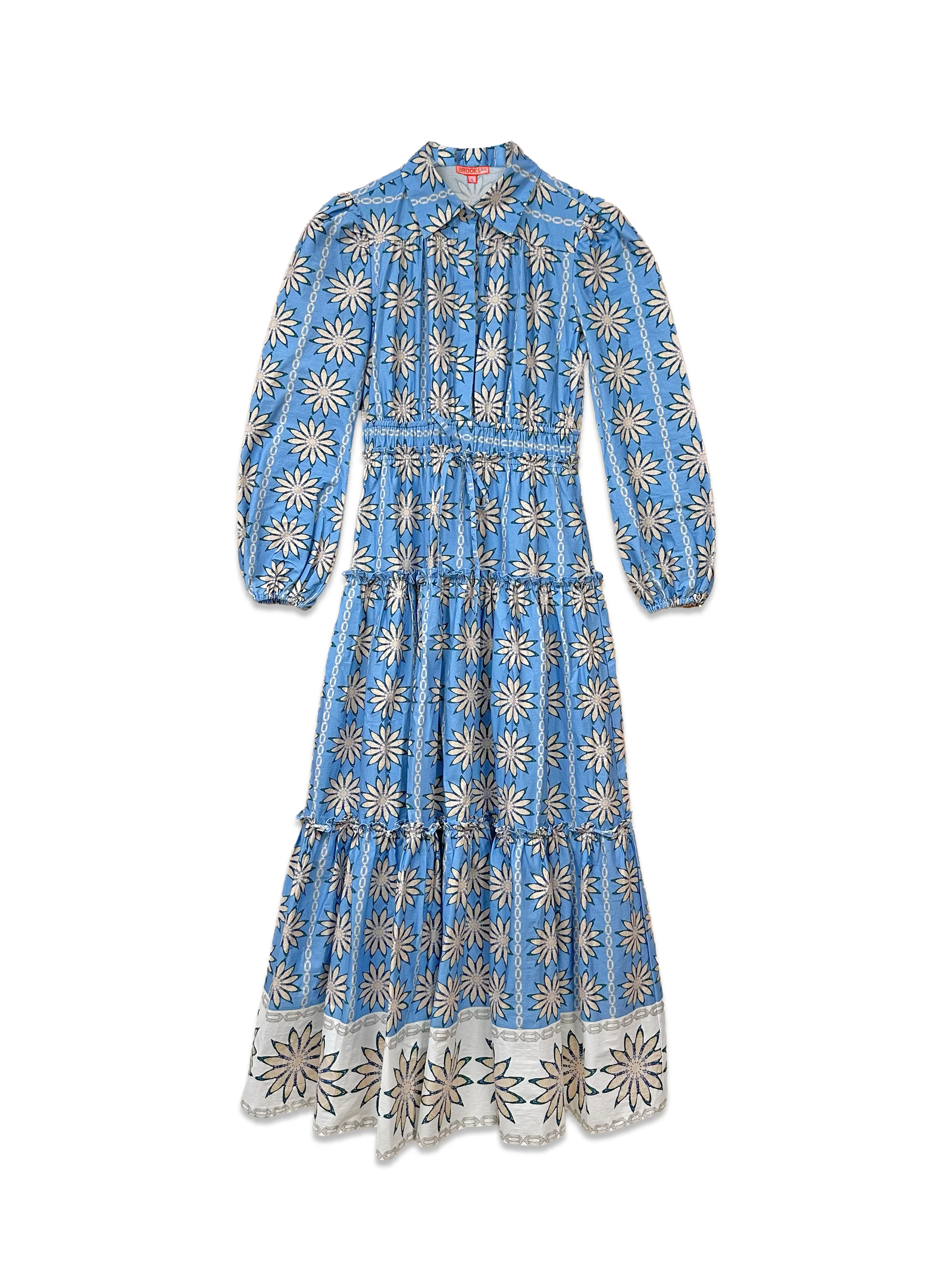 Banyan Long Sleeve Dress - Blue Daisy - Image 22