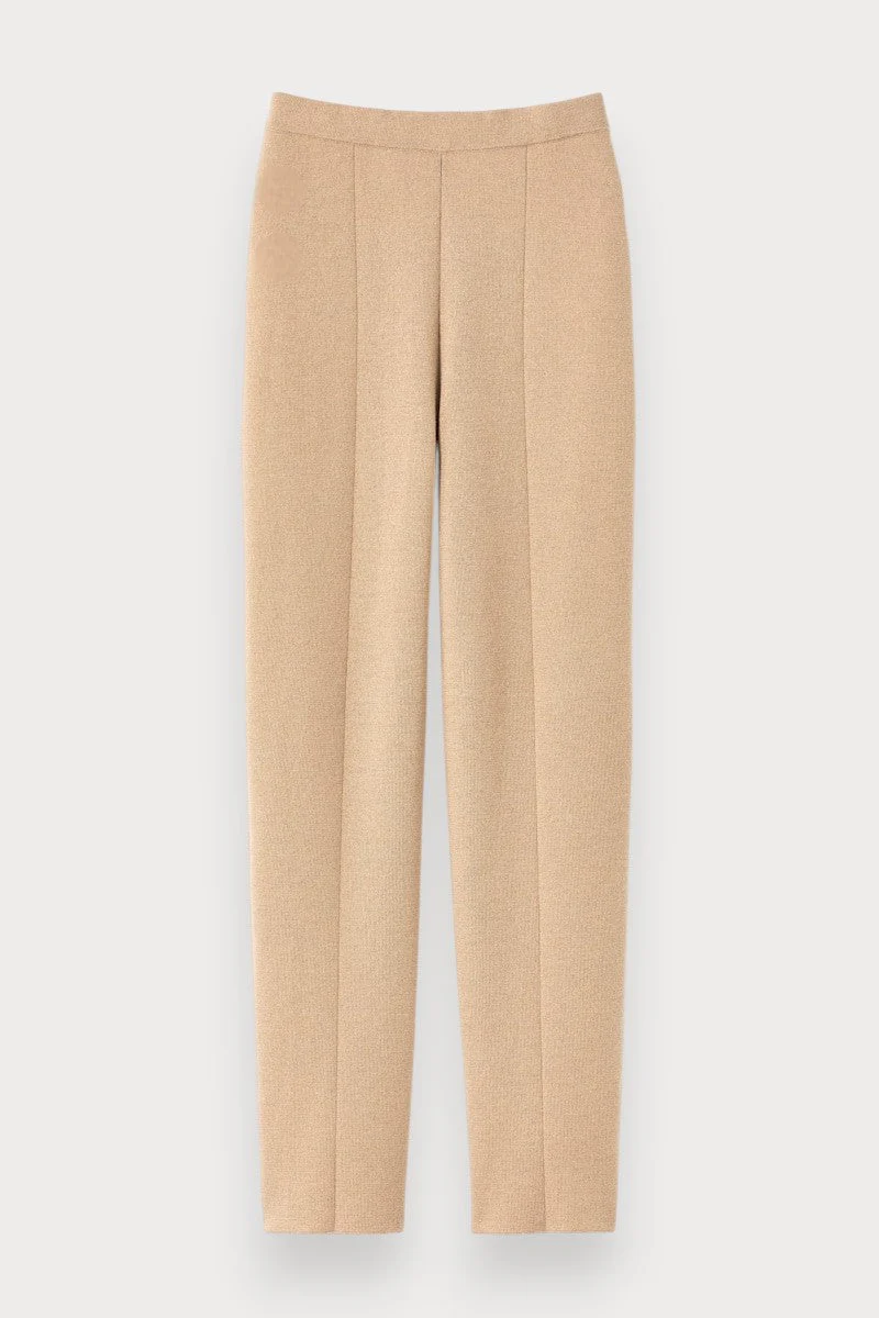 Camel Merino Wool Pants