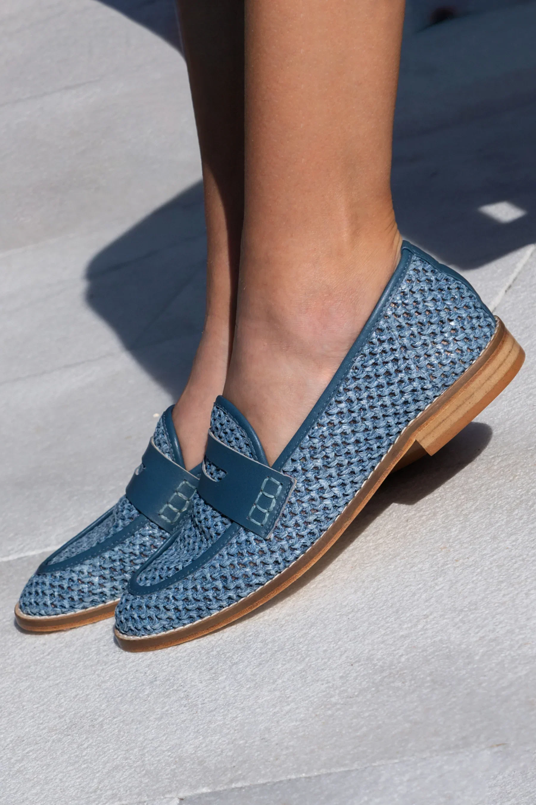 Camila Blue Raffia - Image 8
