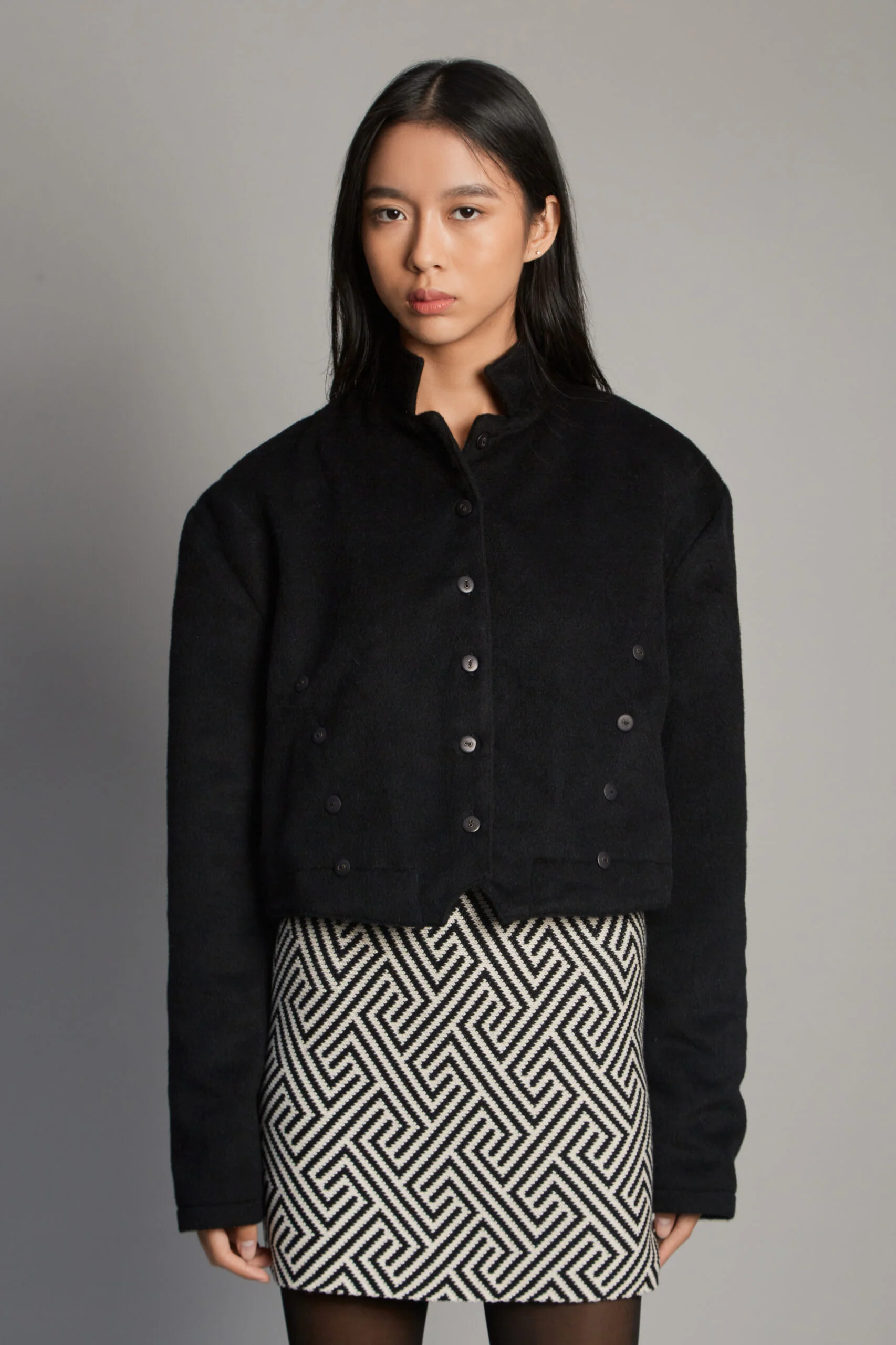 Capitana Alpaca Black Jacket - Image 6