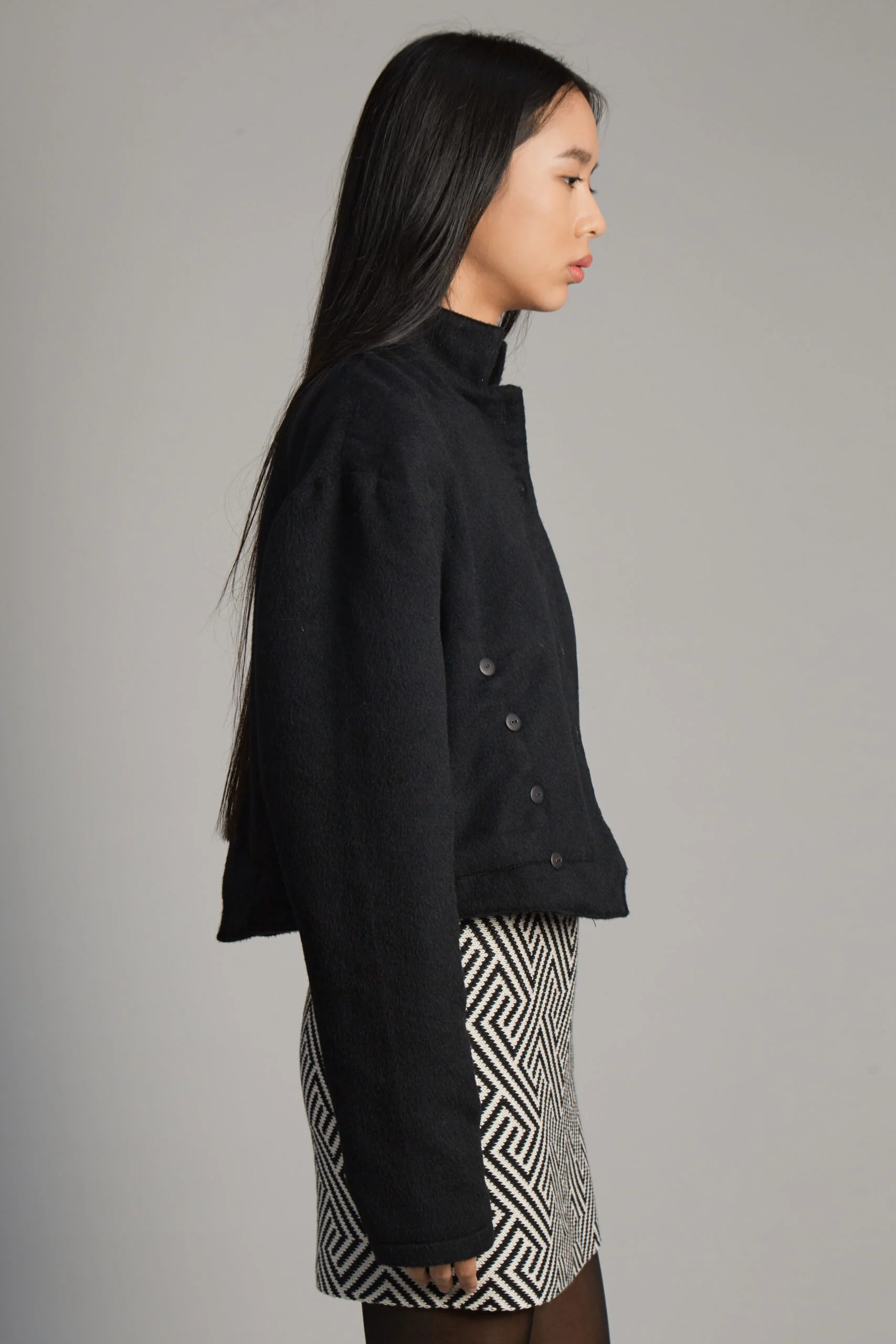 Capitana Alpaca Black Jacket - Image 7