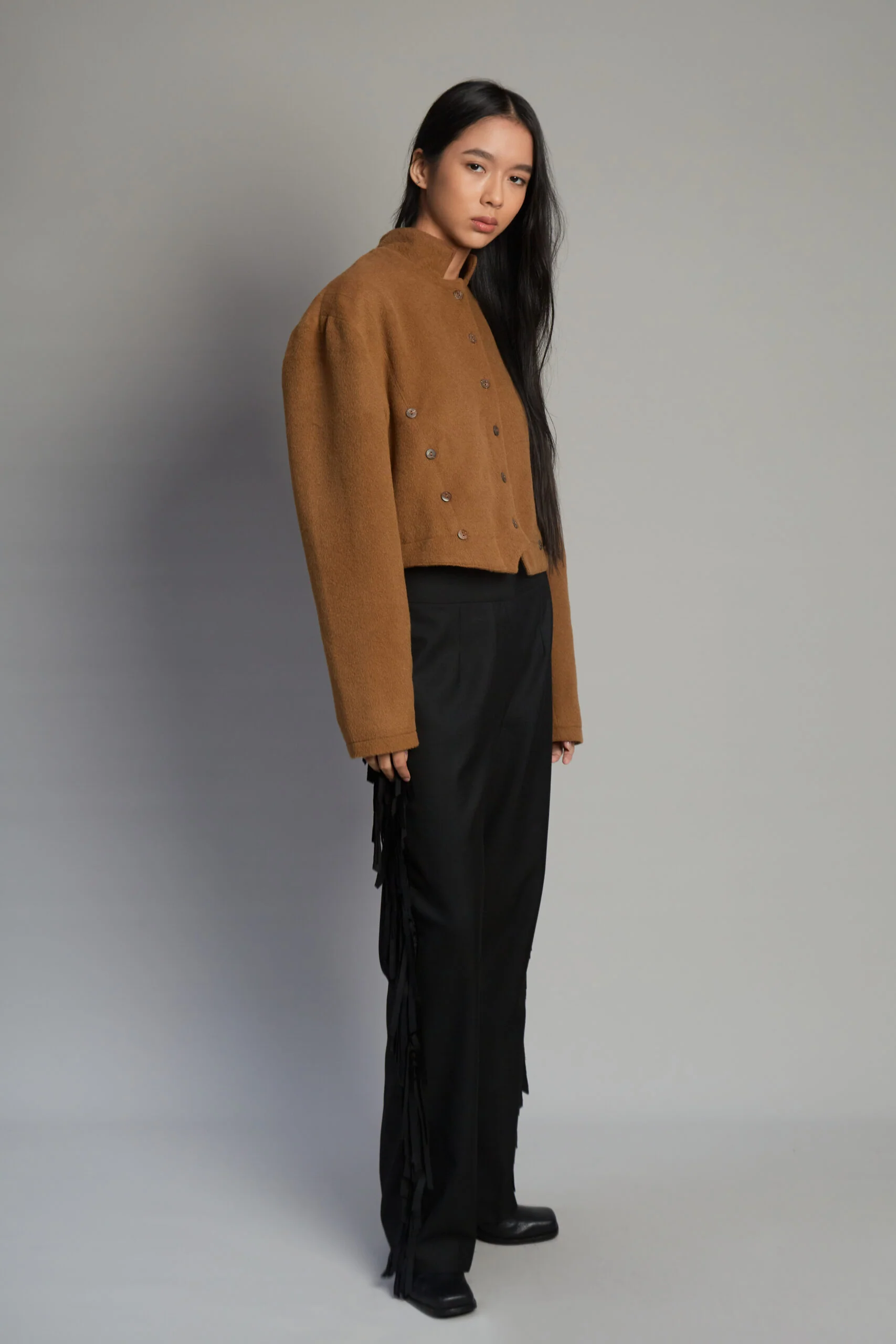 Capitana Alpaca Camel Jacket - Image 3