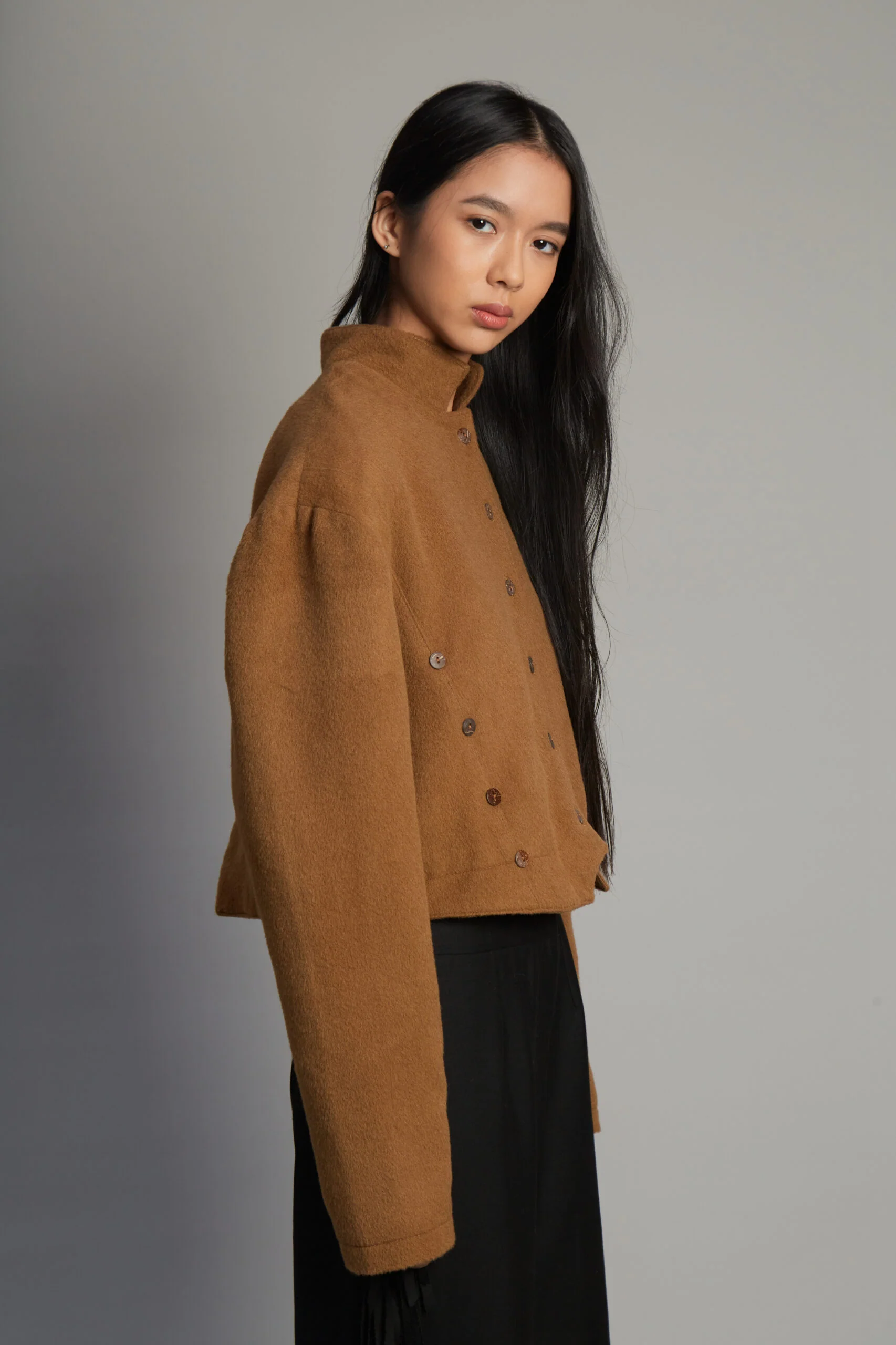 Capitana Alpaca Camel Jacket - Image 4