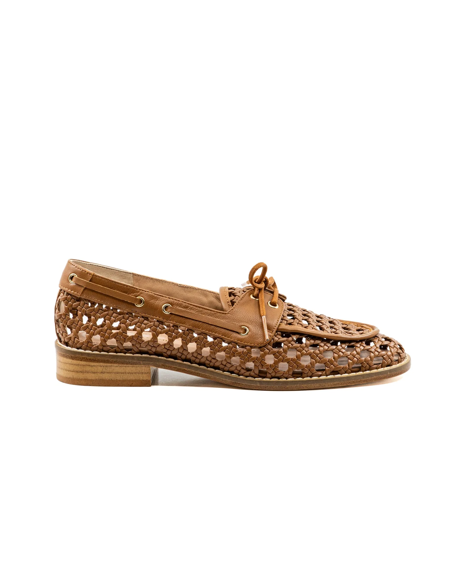 Carla Camel Leather Loafer - Image 4