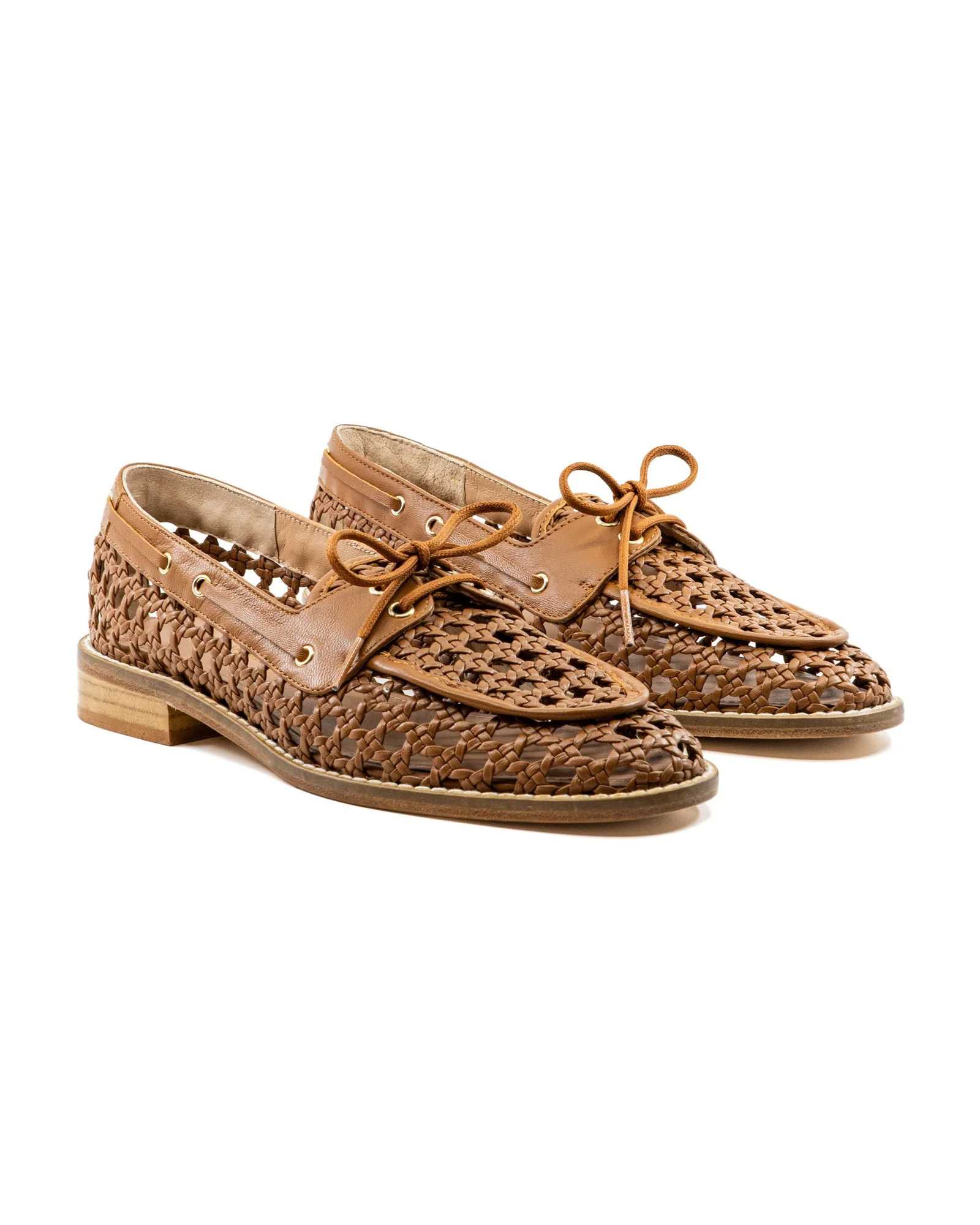 Carla Camel Leather Loafer - Image 5