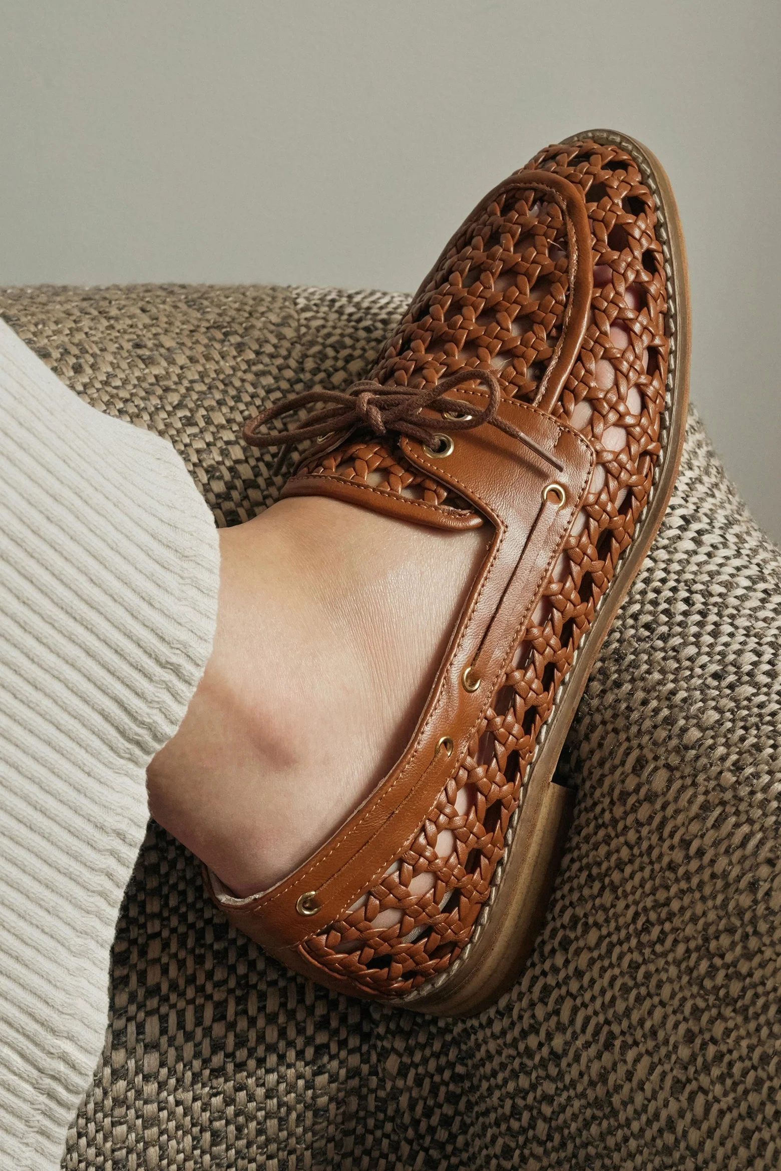 Carla Camel Leather Loafer - Image 7