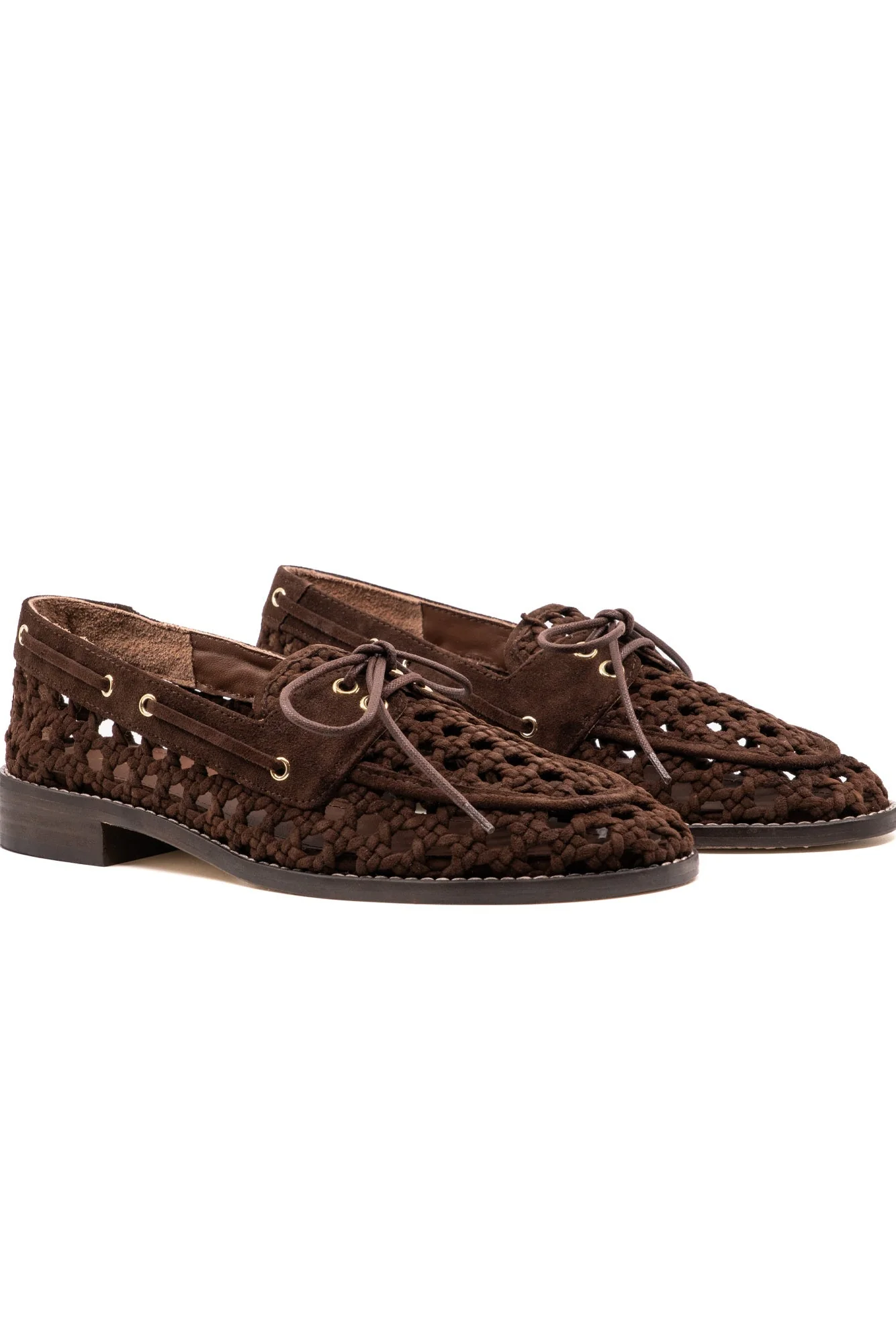 Carla Chocolate Suede Loafer - Image 2