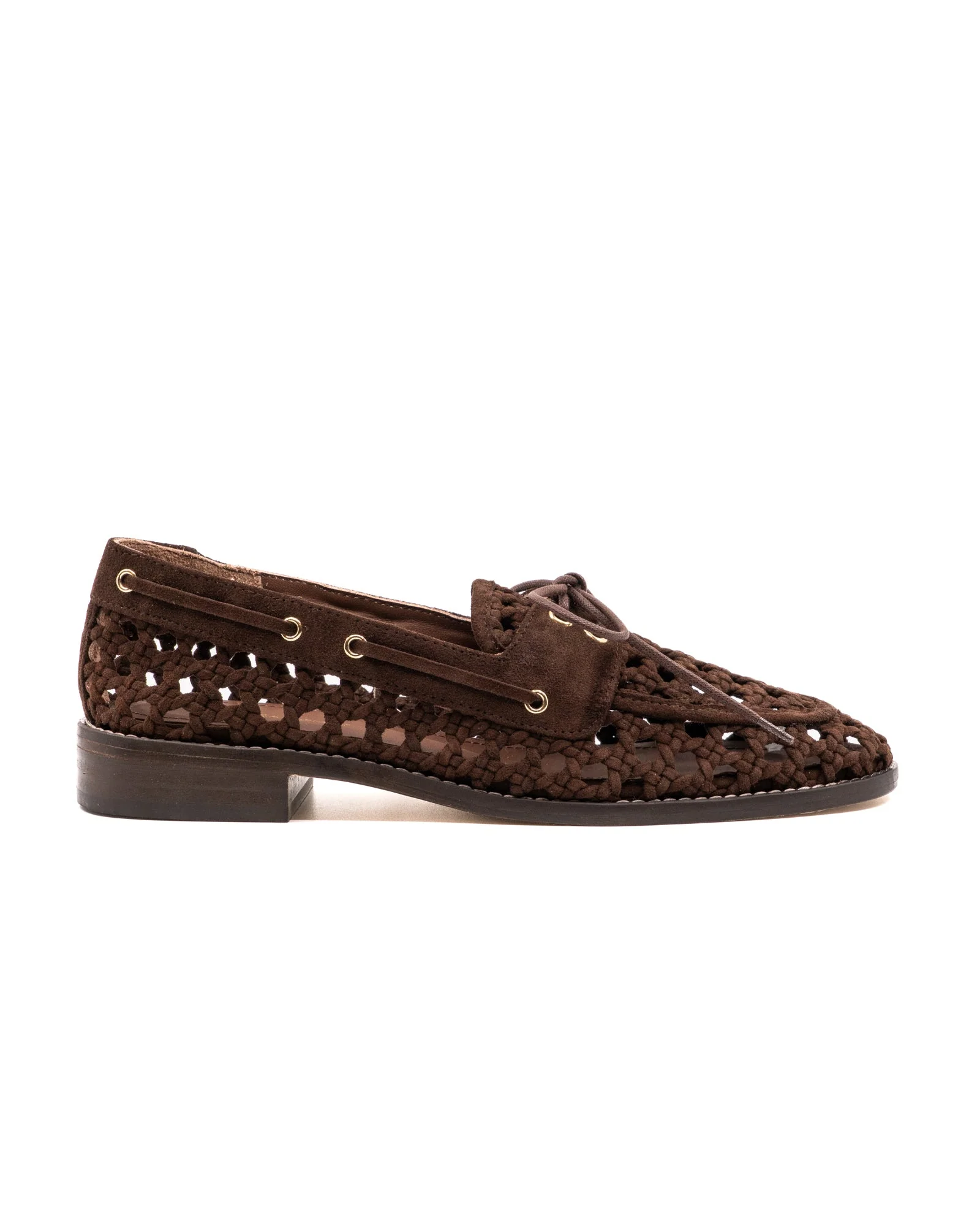 Carla Chocolate Suede Loafer - Image 4