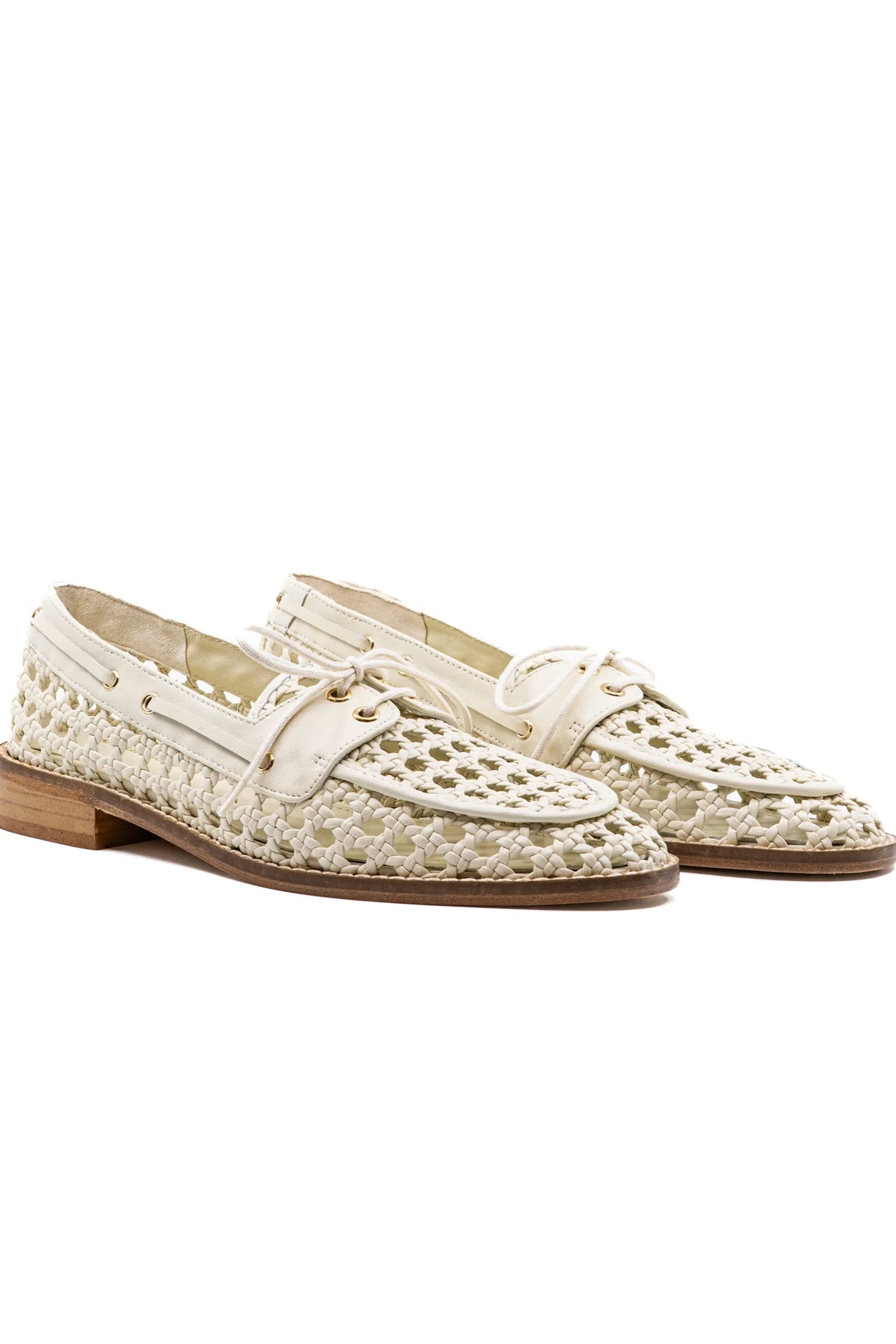 Carla White Leather Loafer - Image 2