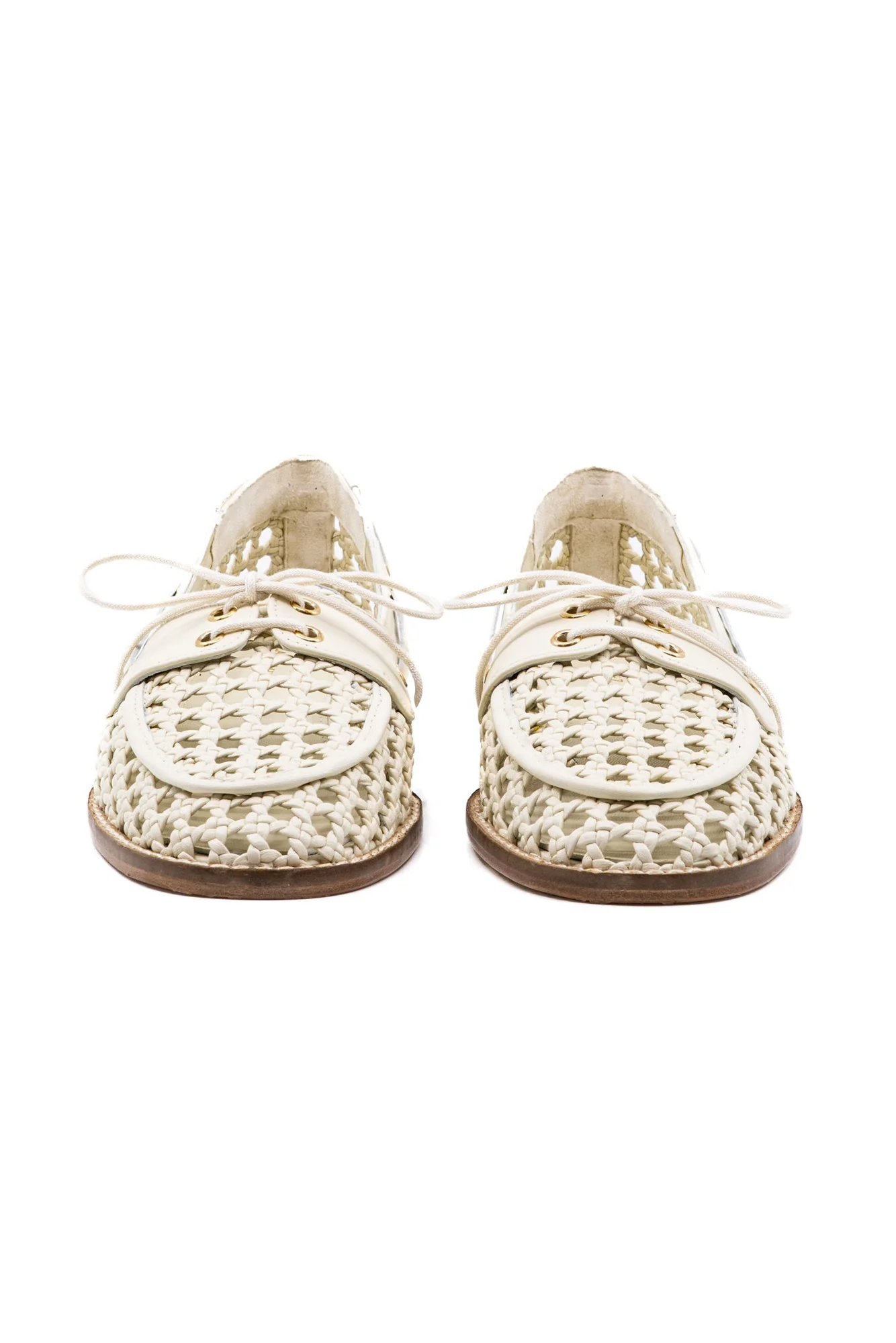 Carla White Leather Loafer - Image 3