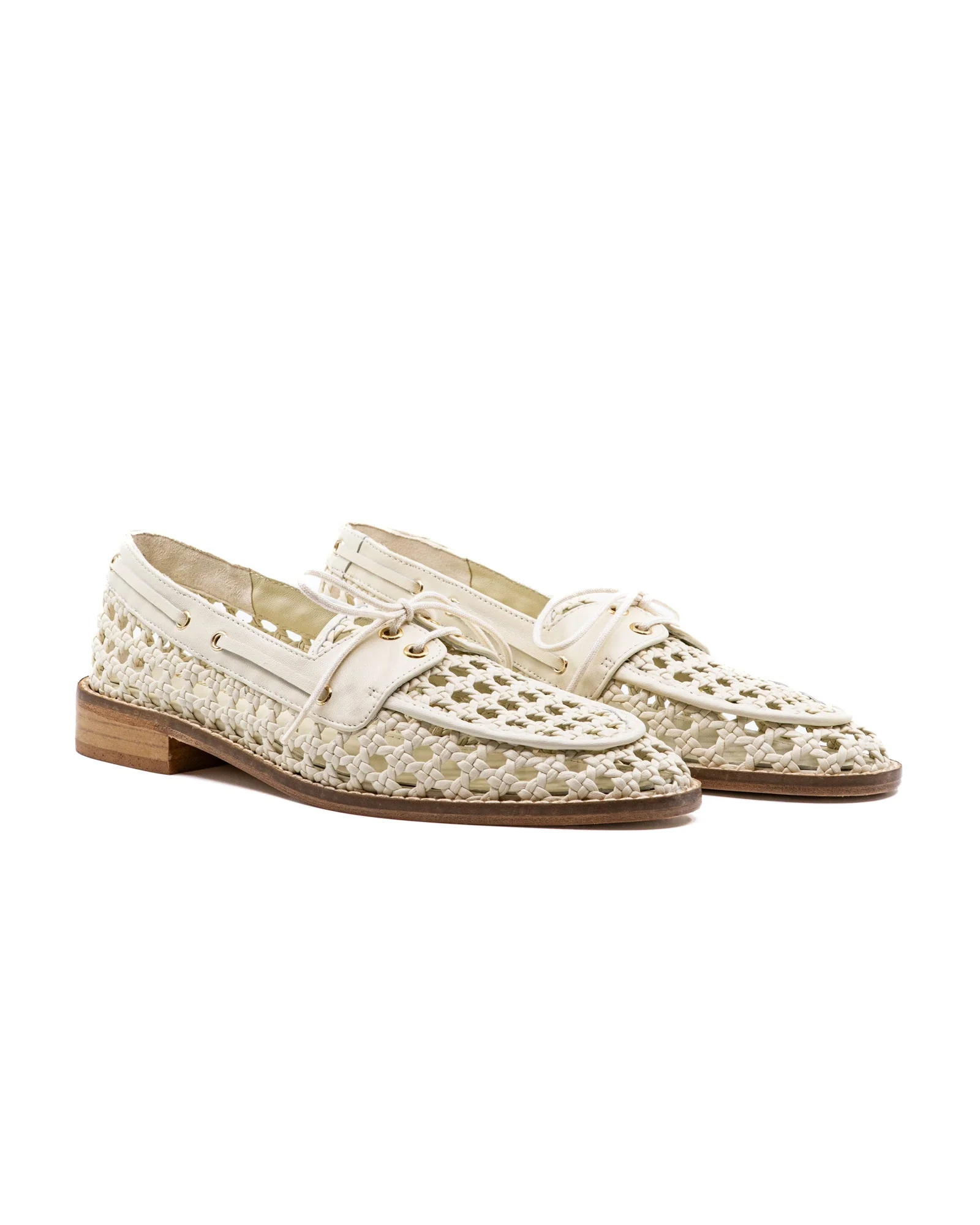 Carla White Leather Loafer - Image 5