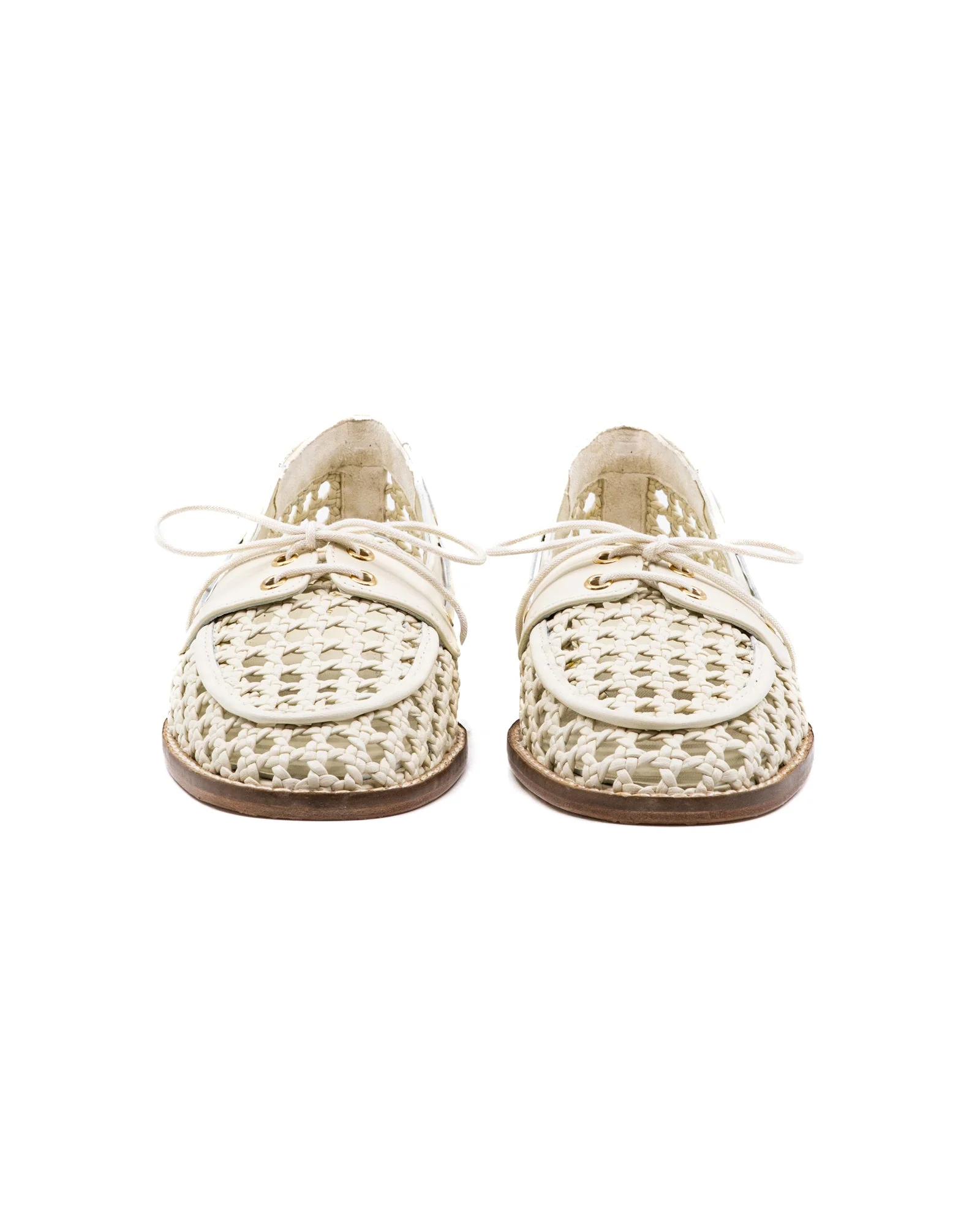 Carla White Leather Loafer - Image 6