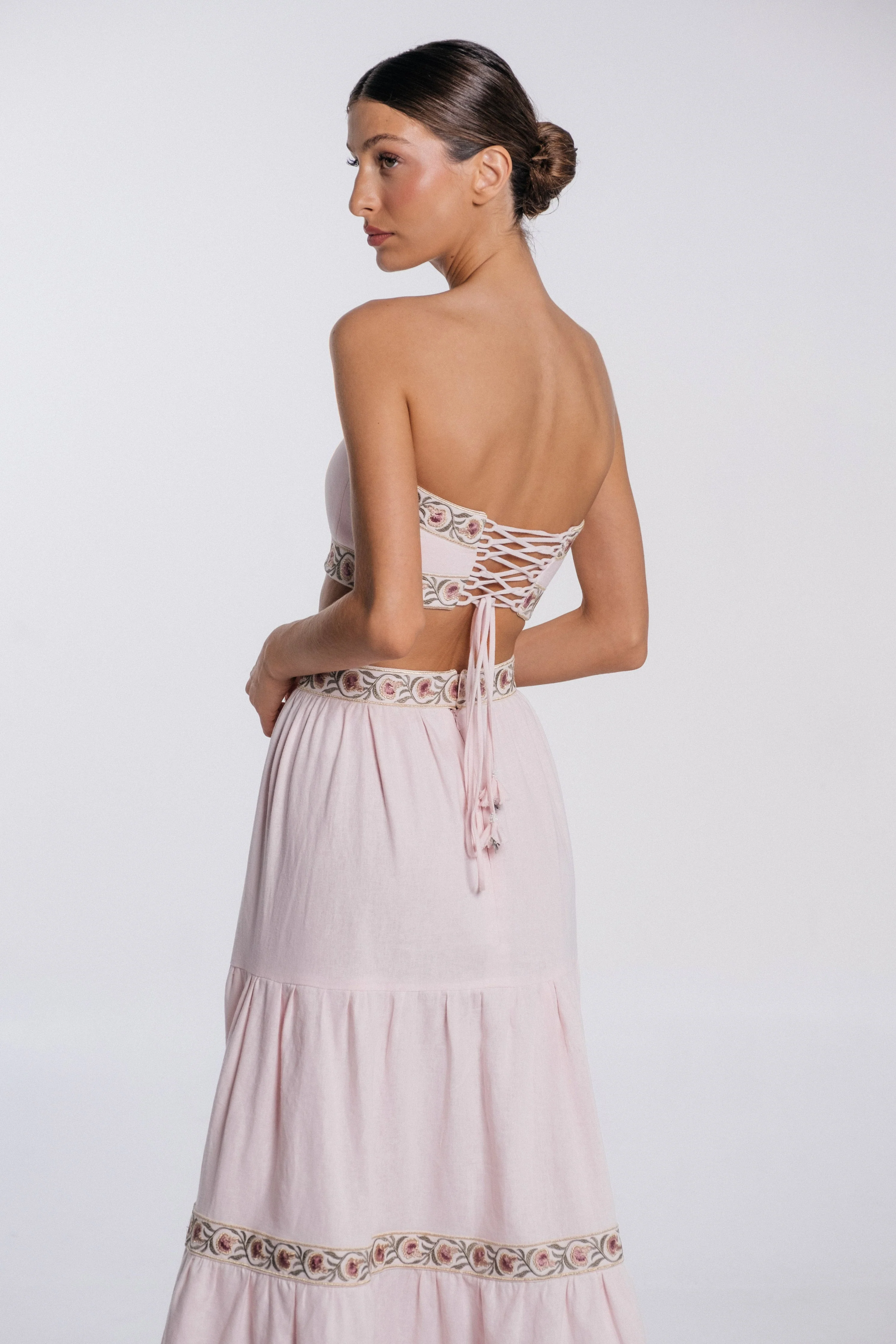 Carnation Crop Top - Pink - Image 7