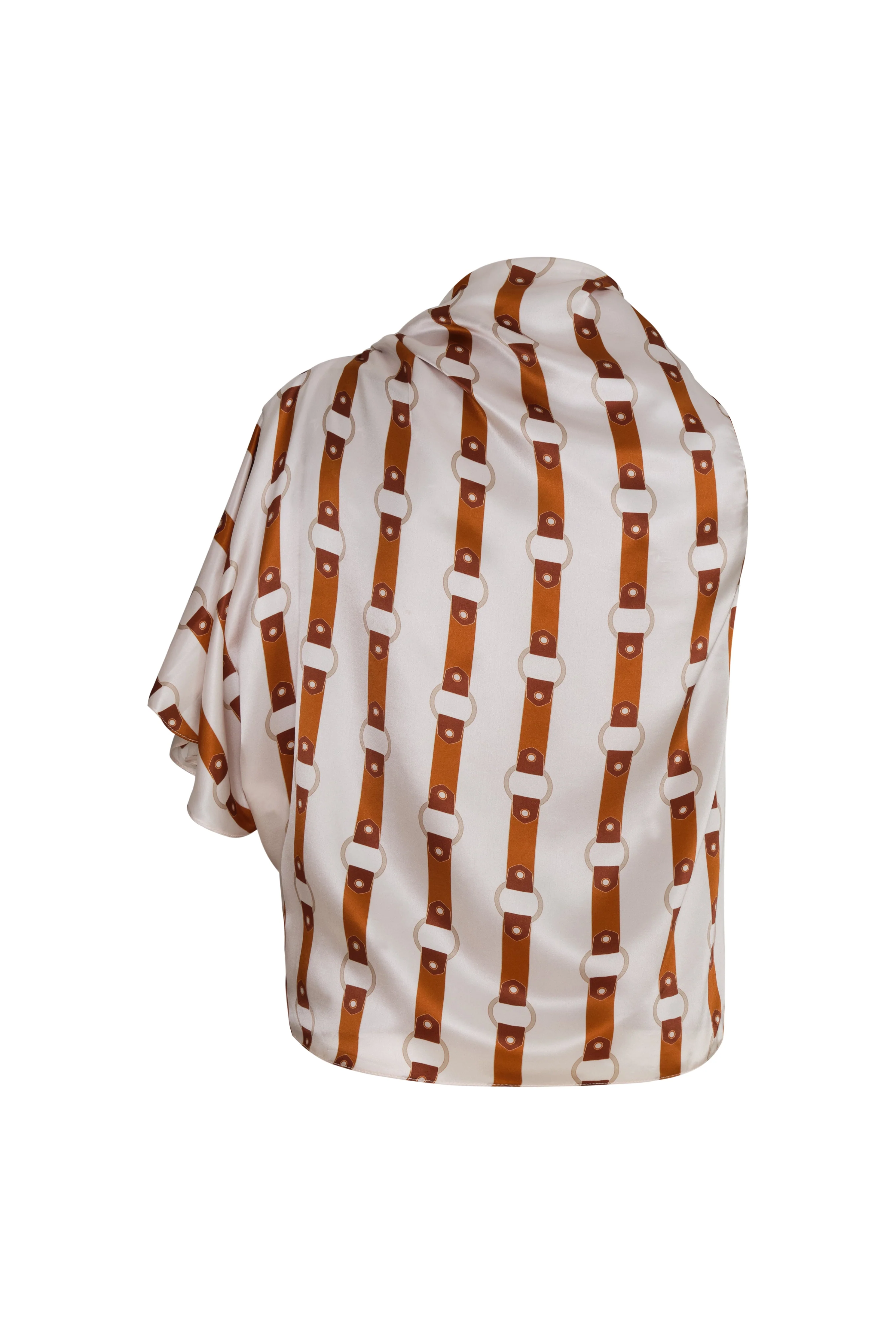 Chiminango Satin Silk Blouse / Horse Reins - Image 2