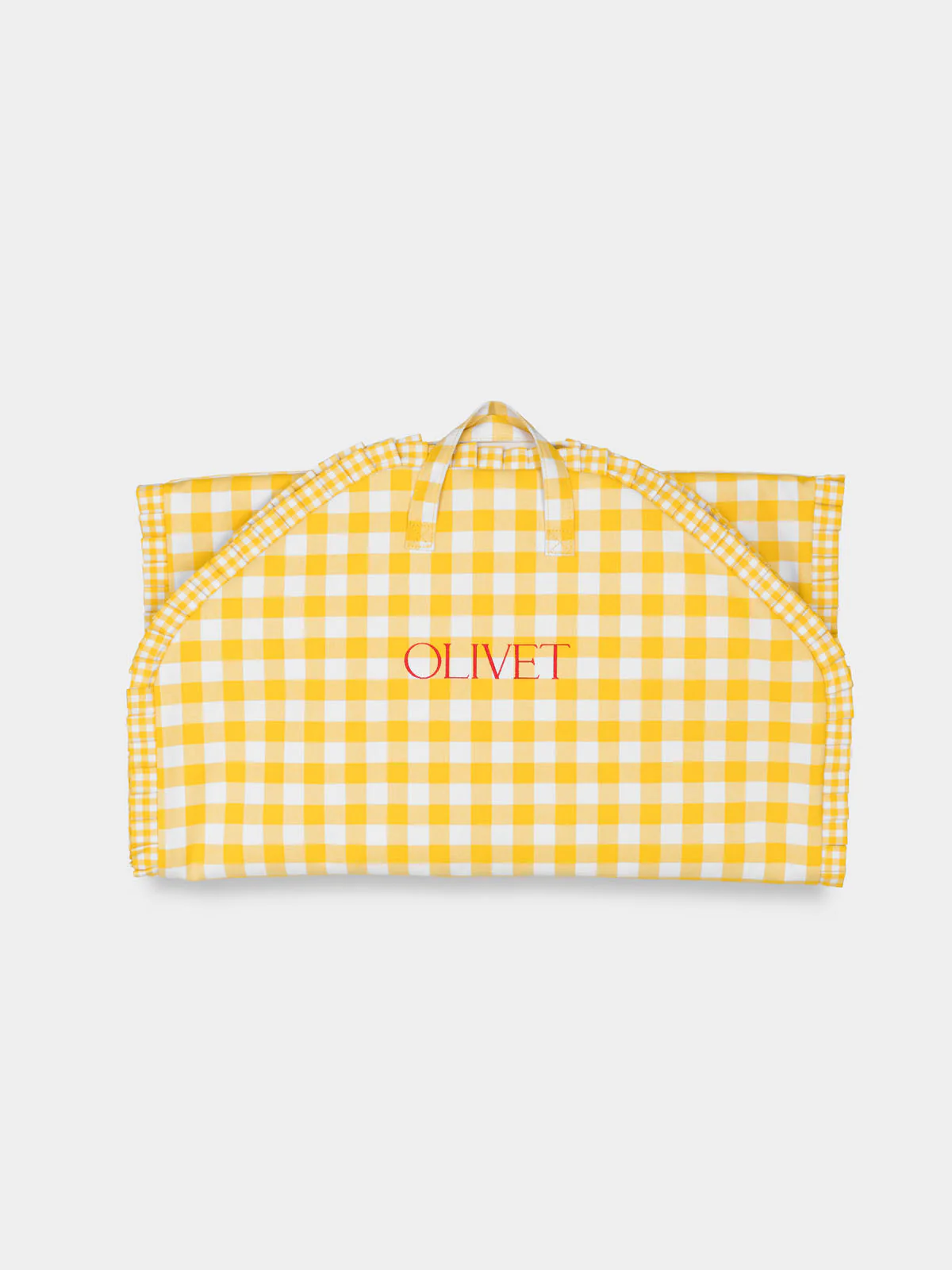 Classic Bag Pleats in Gingham | Yellow Check - Image 10