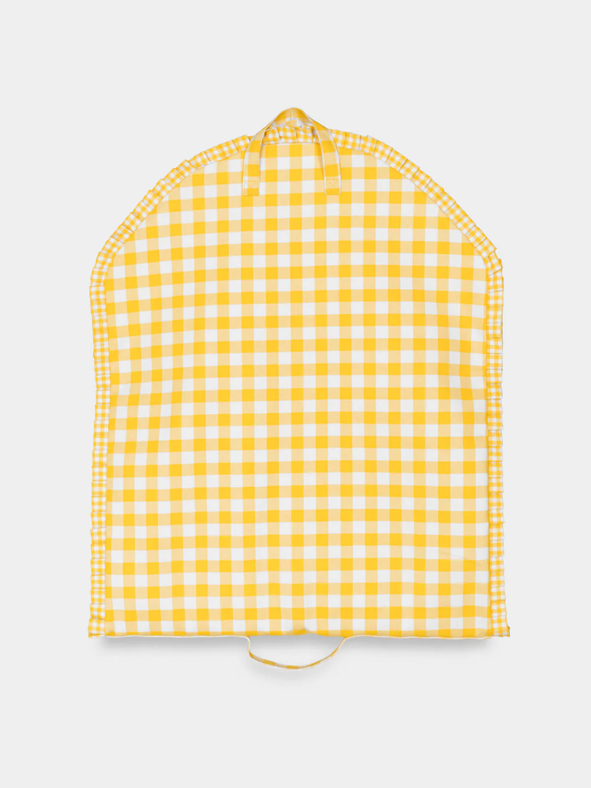 Classic Bag Pleats in Gingham | Yellow Check - Image 13
