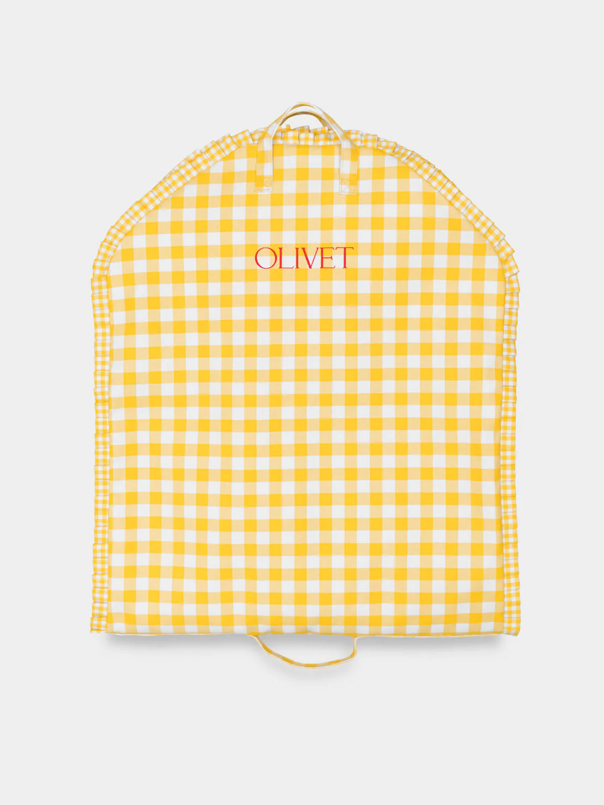 Classic Bag Pleats in Gingham | Yellow Check - Image 14