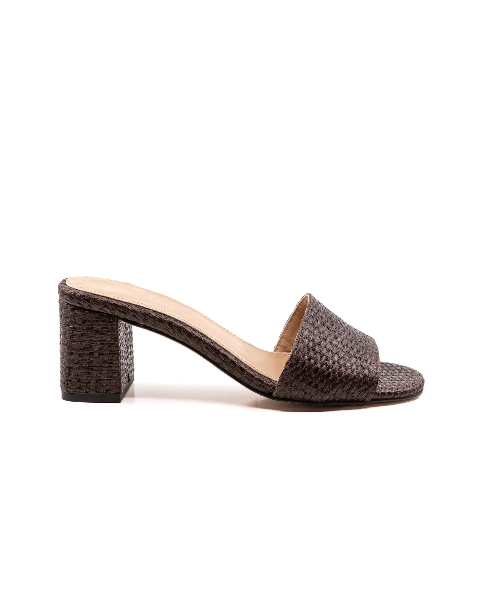Claudia Brown Raffia Mule - Image 4