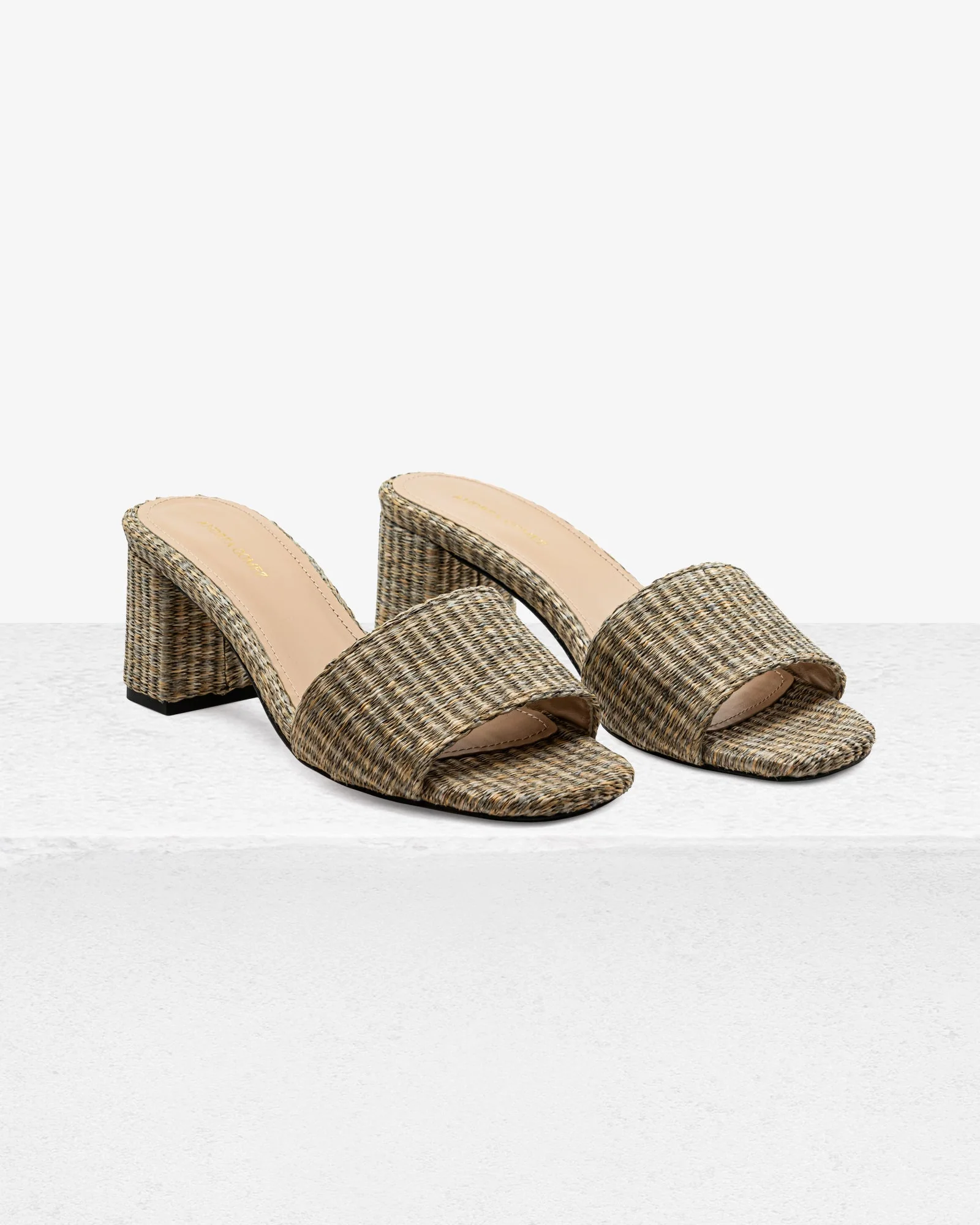 Claudia Grey Raffia - Image 2