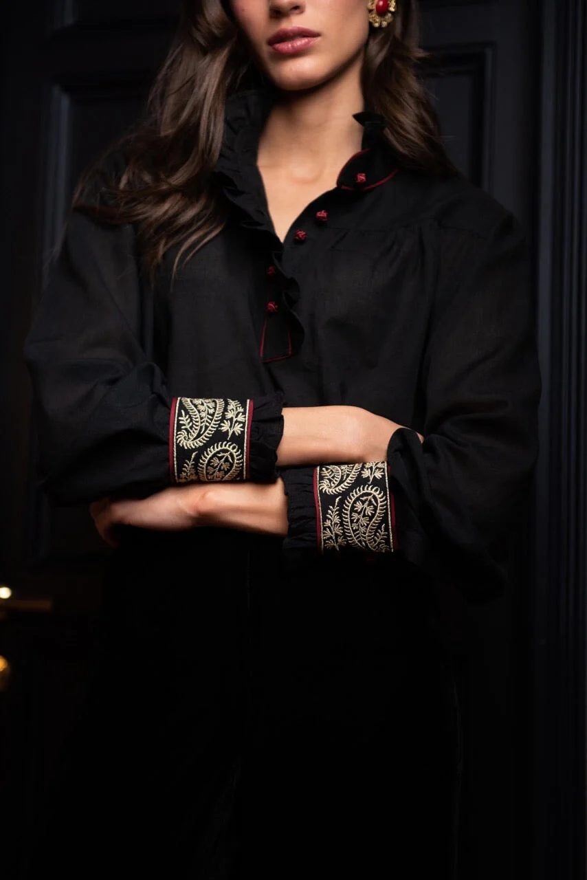 Cypress Blouse - Black - Image 3