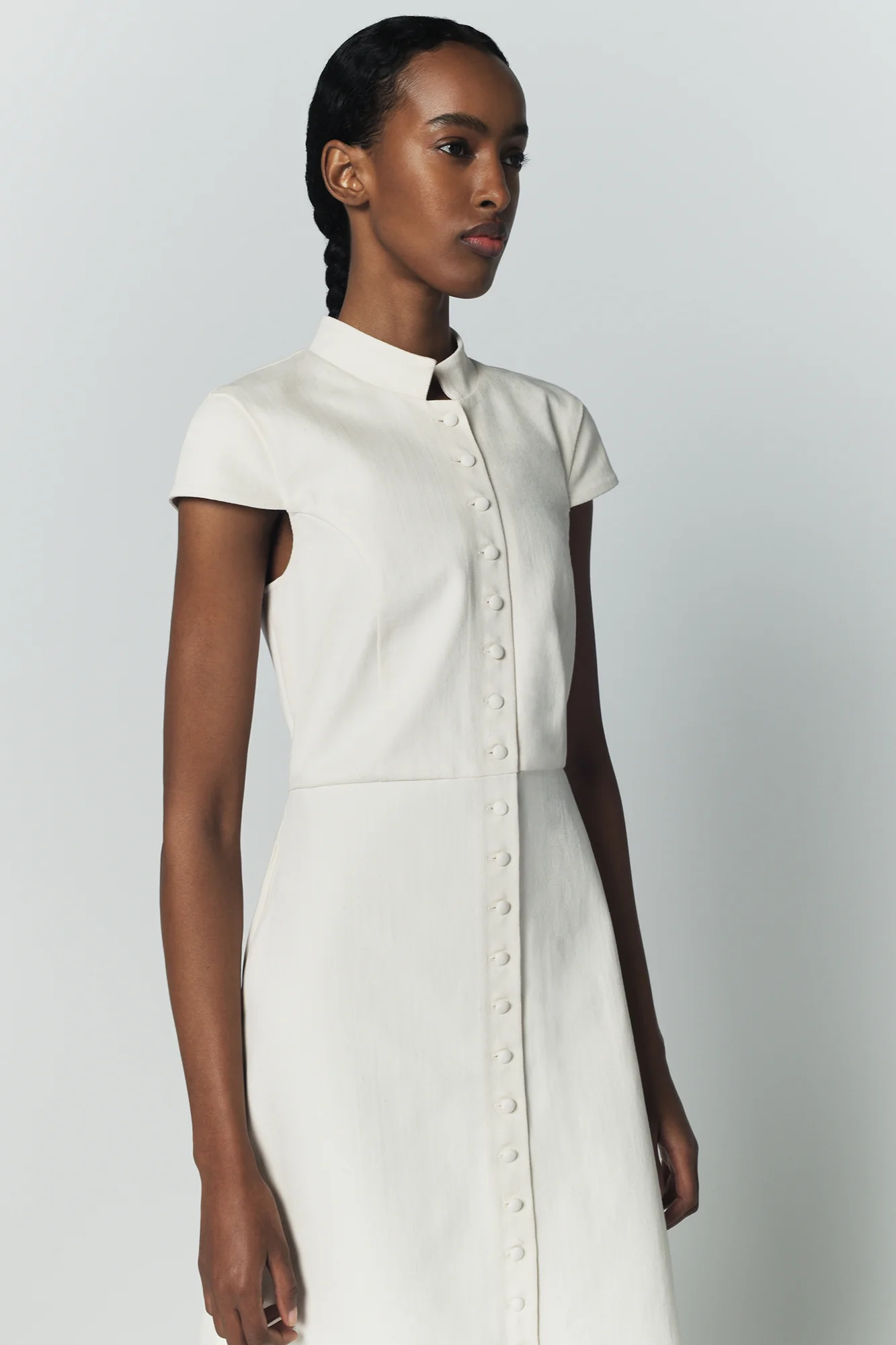 Denim Ecru Amoako Summer Dress - Image 2