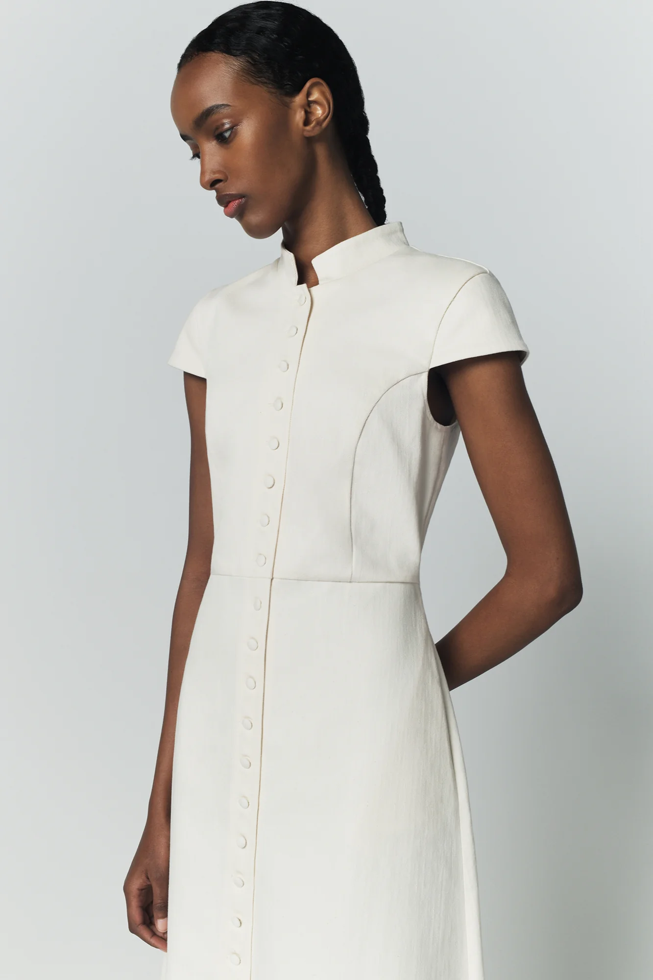 Denim Ecru Amoako Summer Dress - Image 4
