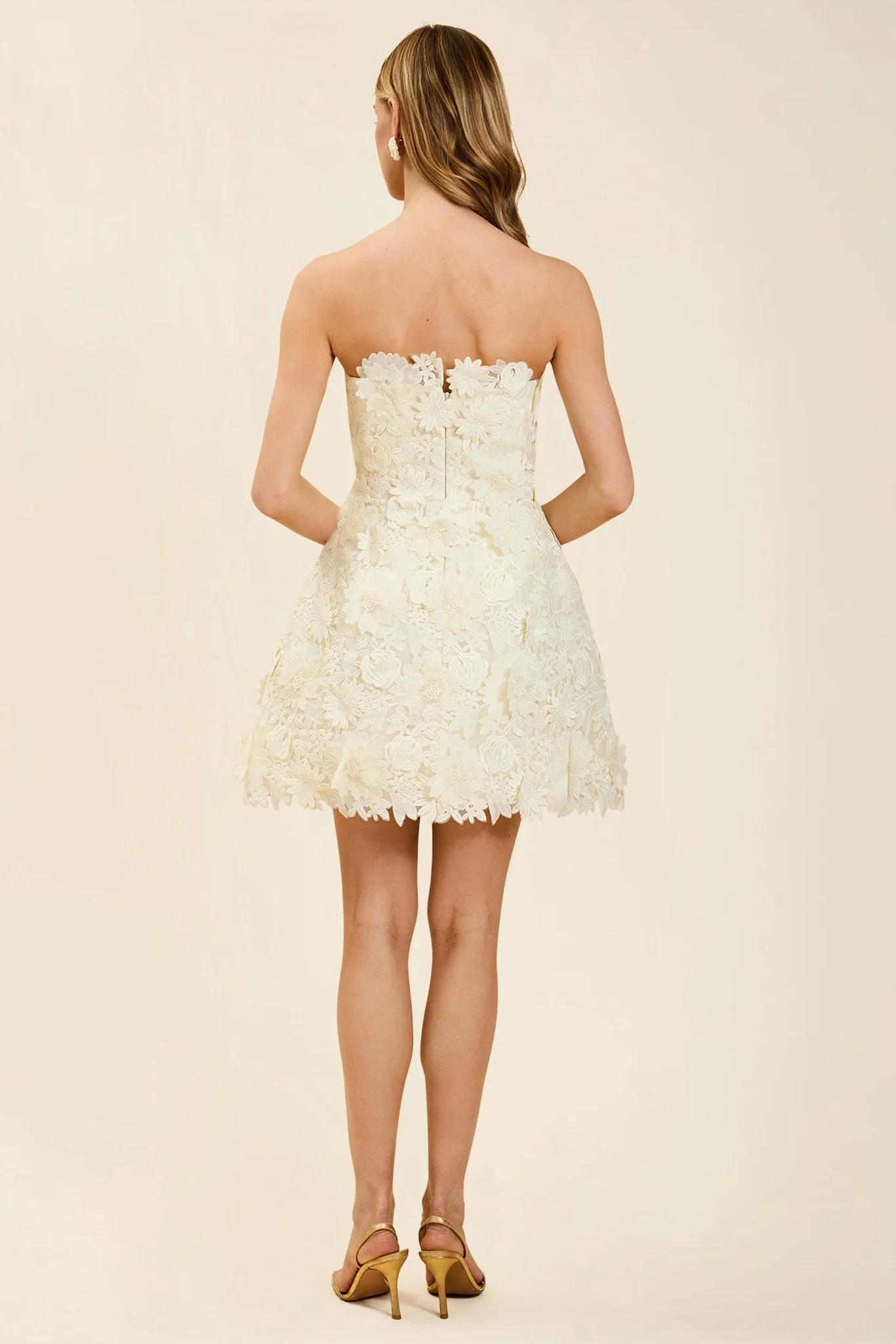 Dottie Lace Mini Dress - Image 4