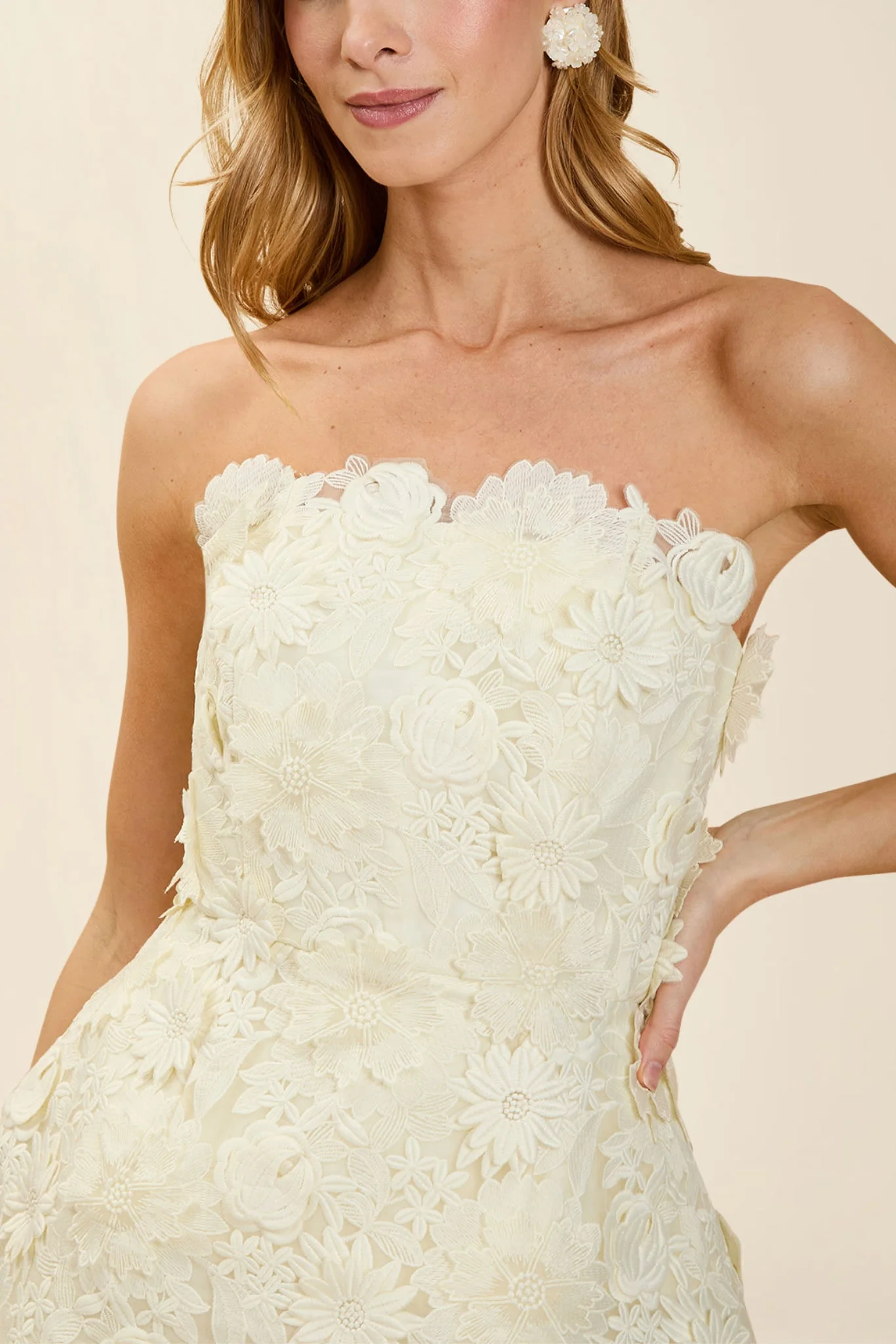 Dottie Lace Mini Dress - Image 5