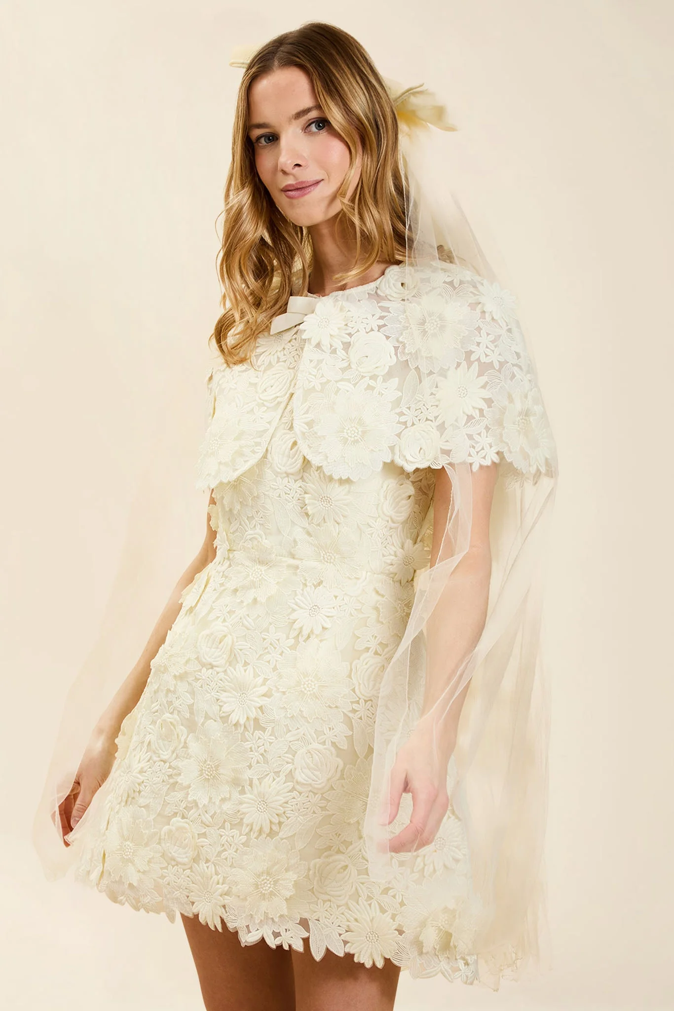 Dottie Lace Mini Dress - Image 8