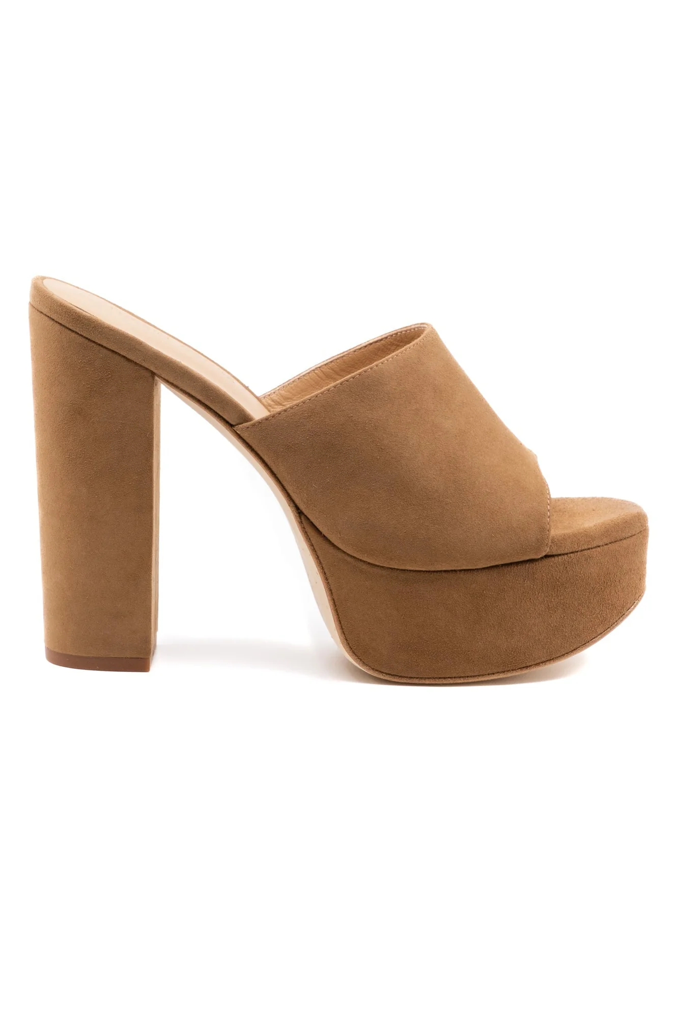 Fabiola Camel Suede Platform