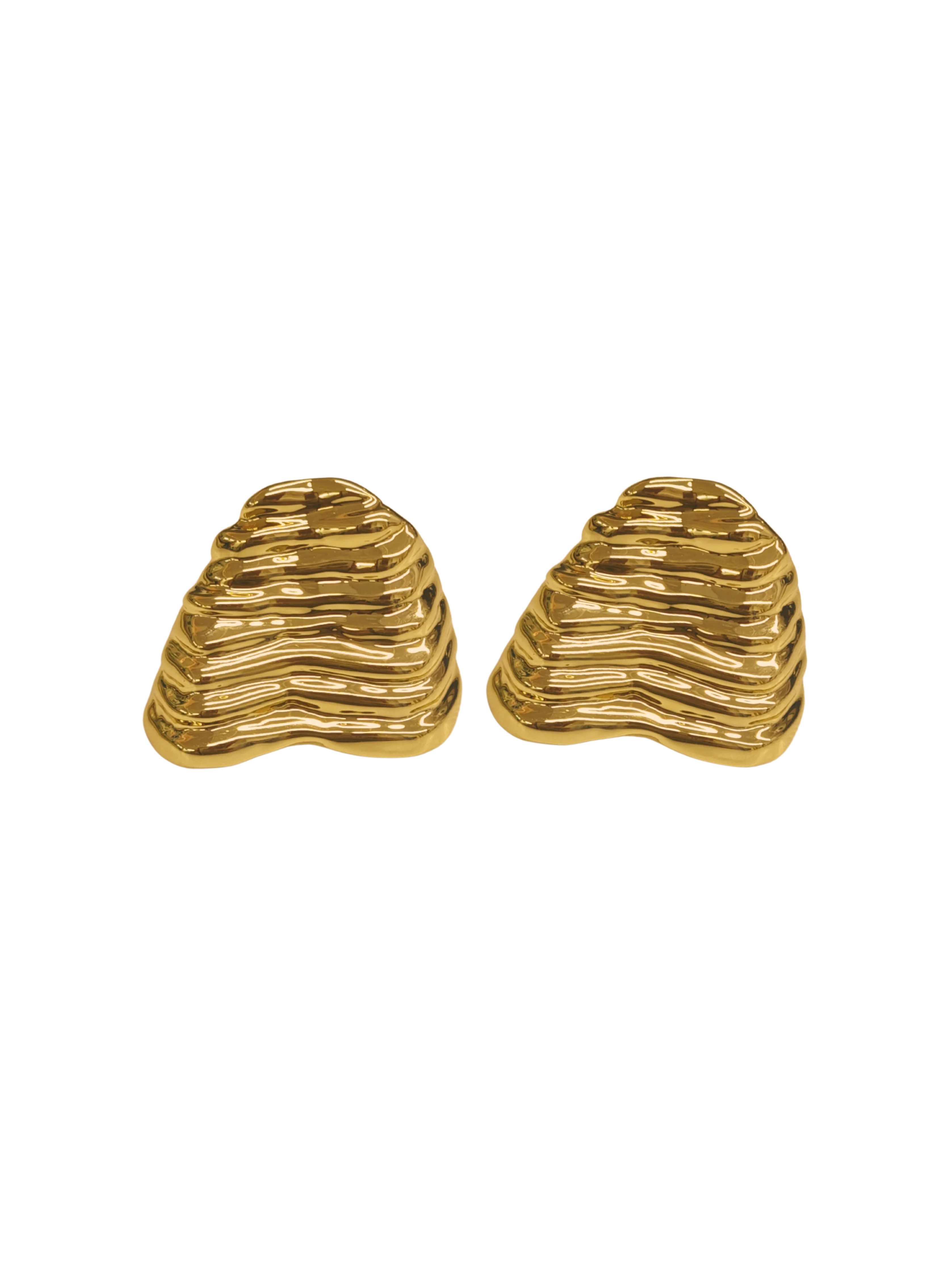 Fluted Shell Earrings - Image 5