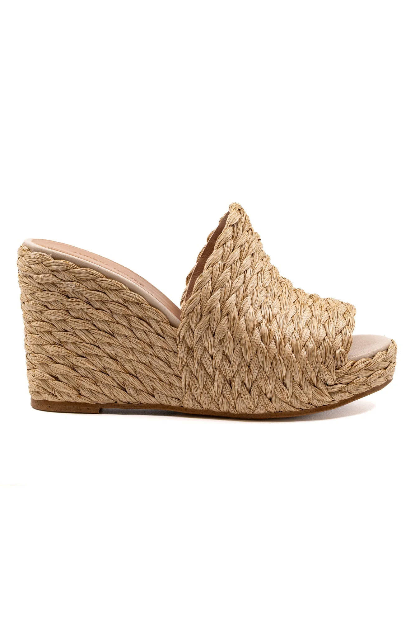 Gloria Natural Raffia Sandal