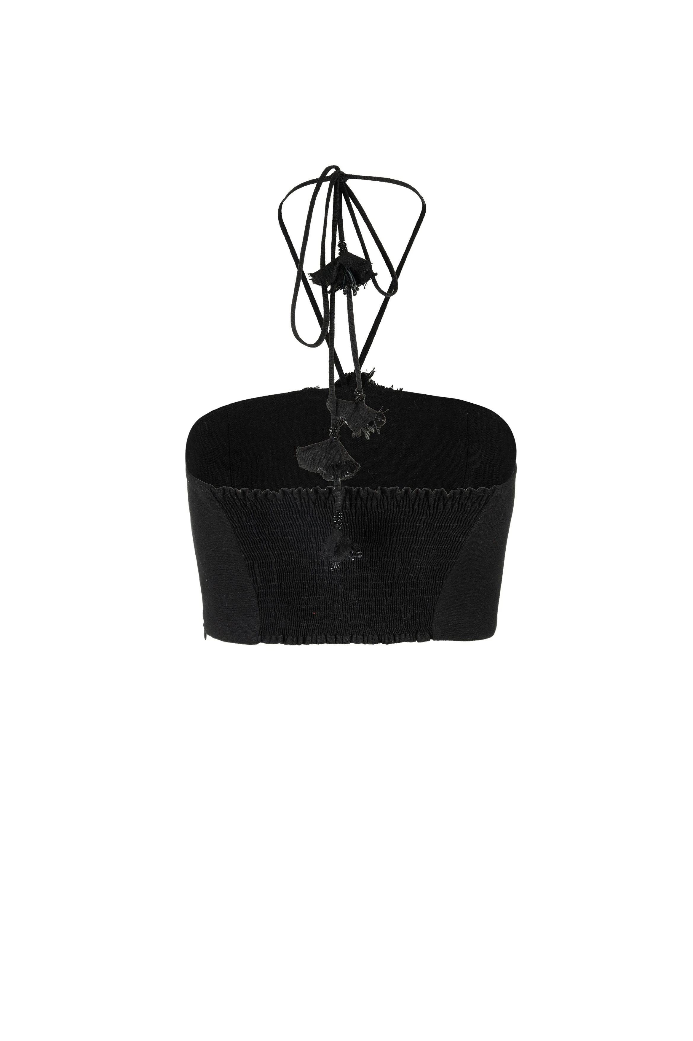 Gol Crop Top - Black - Image 10