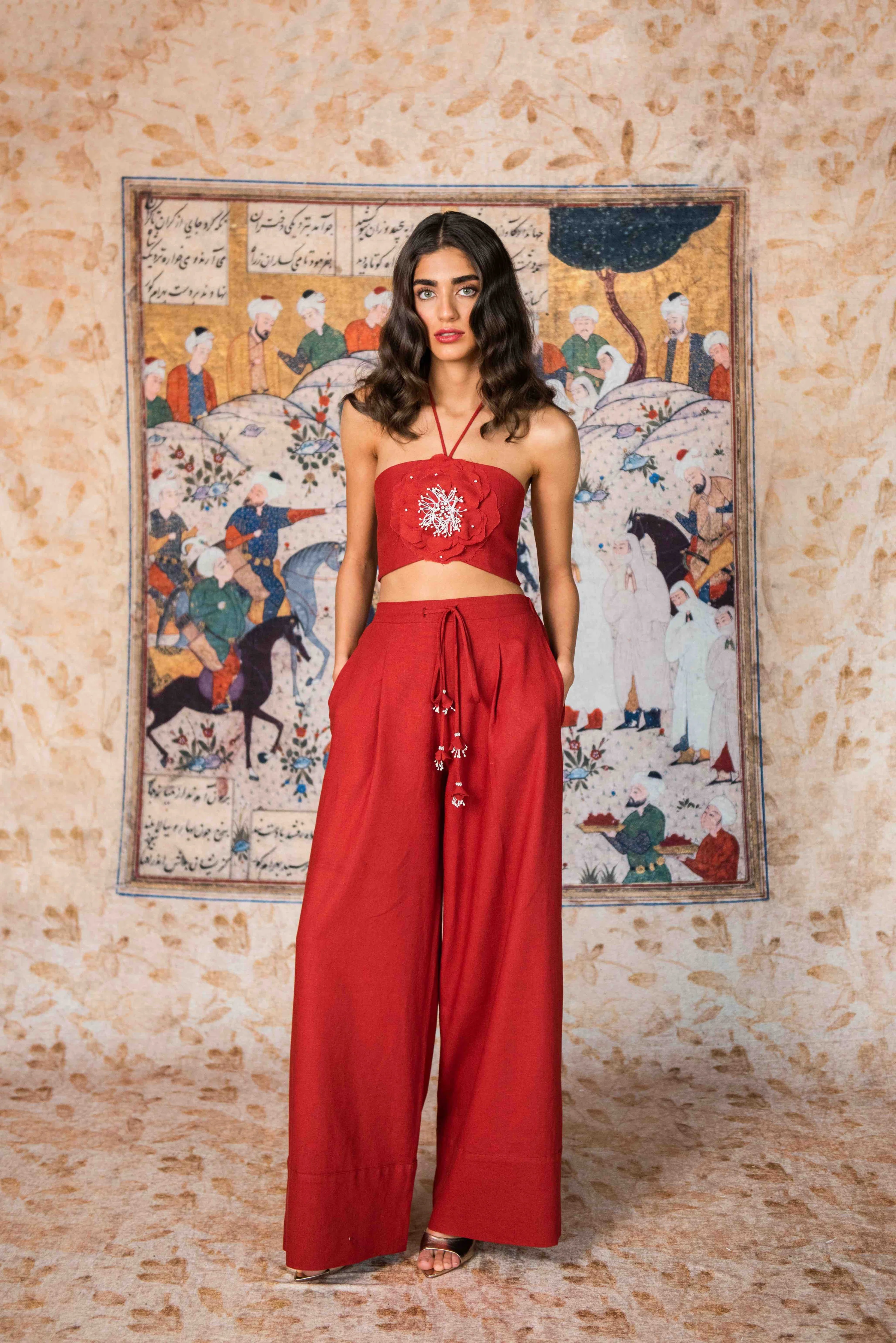 Golestan Pants - Deep Red - Image 6