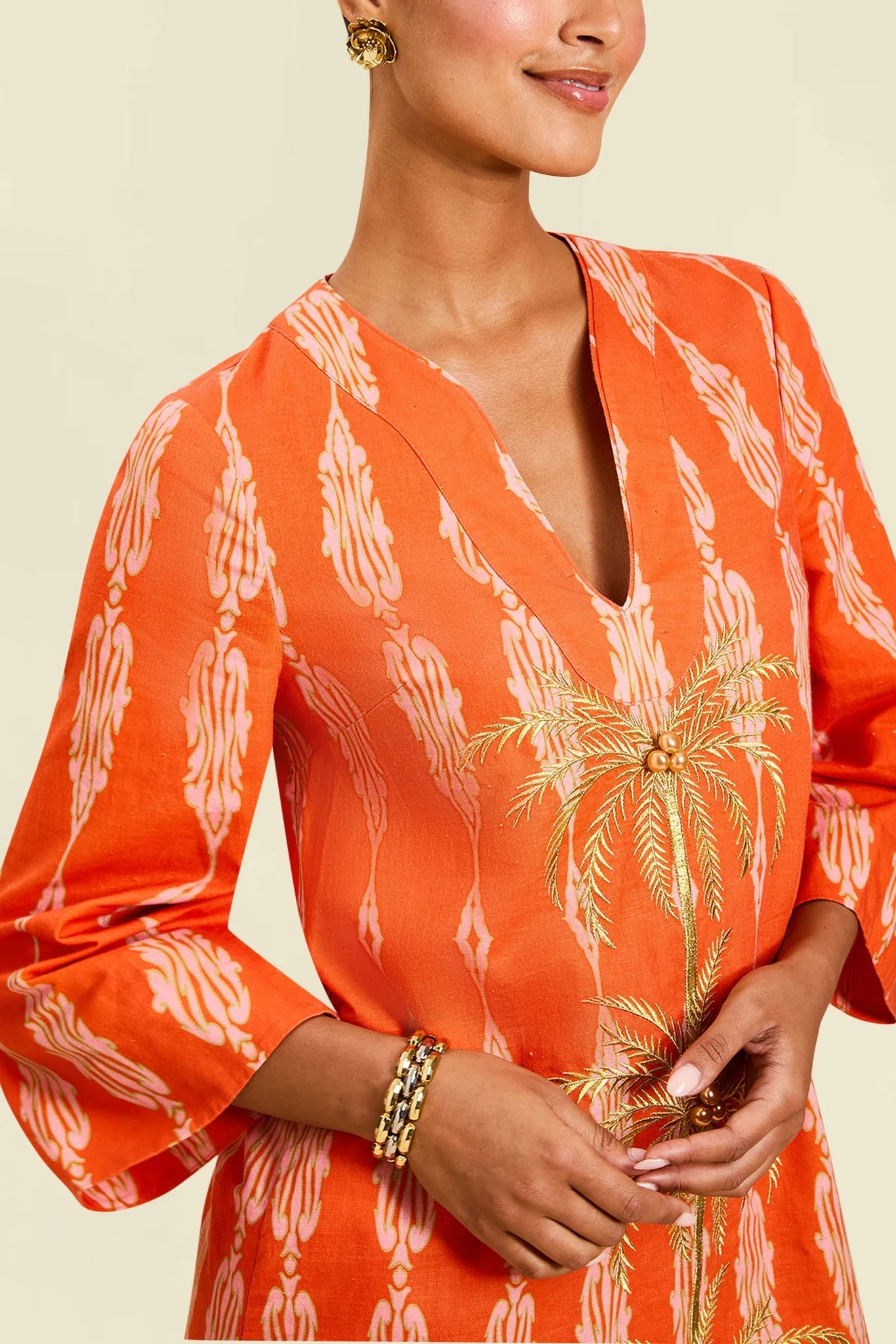 Ines Caftan Mini Dress - Image 6