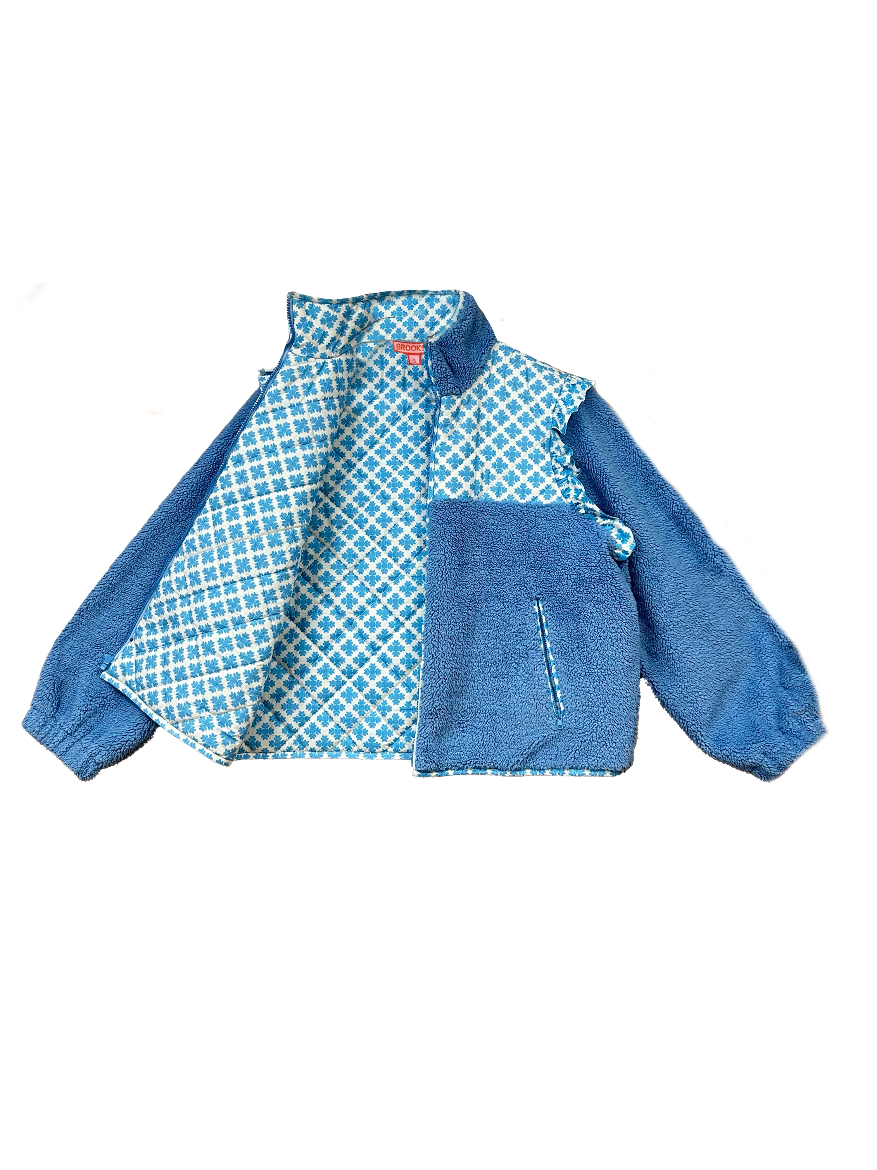 Isabella Sherpa Jacket - Blue Clover - Image 13