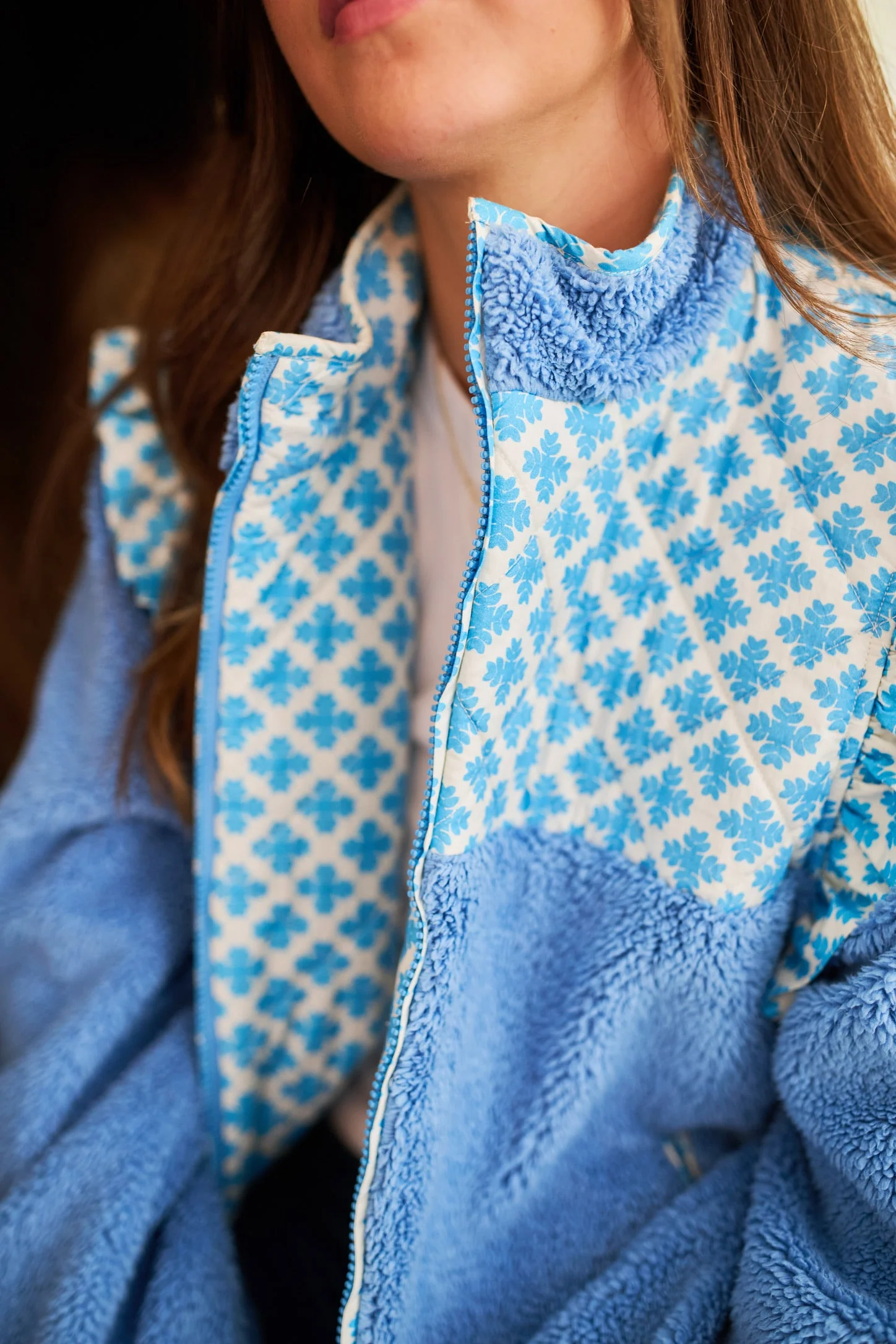 Isabella Sherpa Jacket - Blue Clover - Image 30