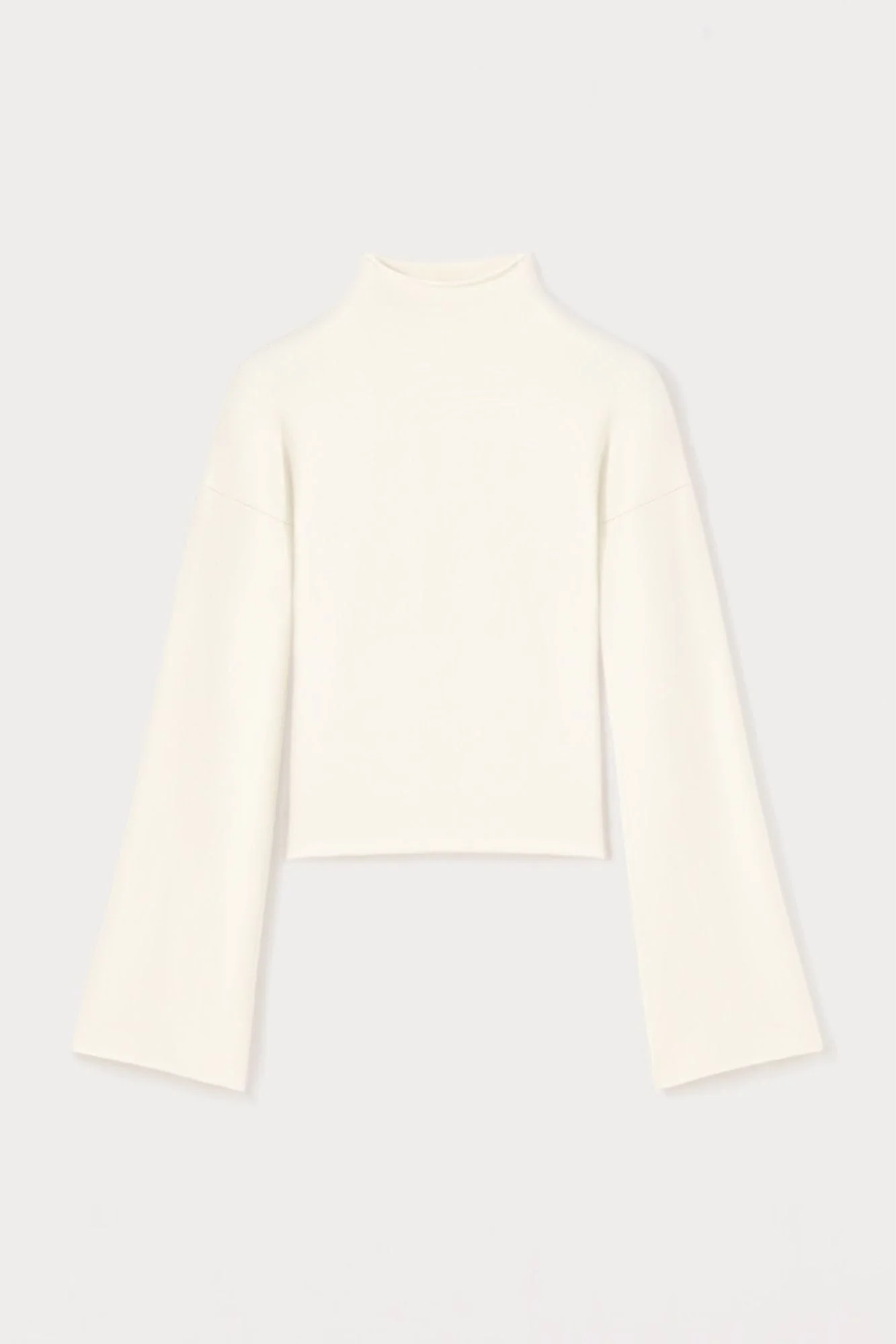 Ivory Fitted Top in Viscose - Image 2