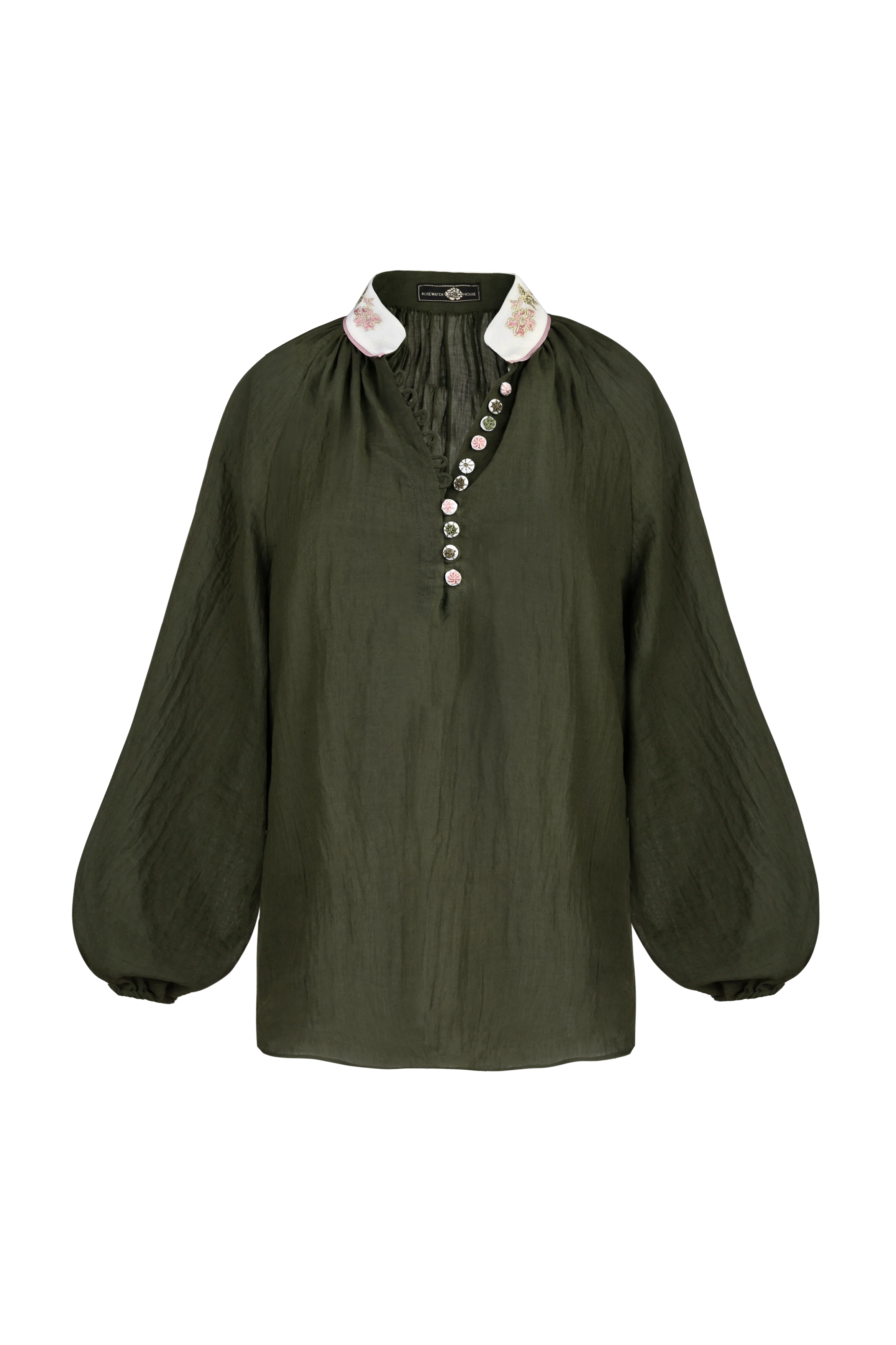 Ivy Blouse - Khaki - Image 5