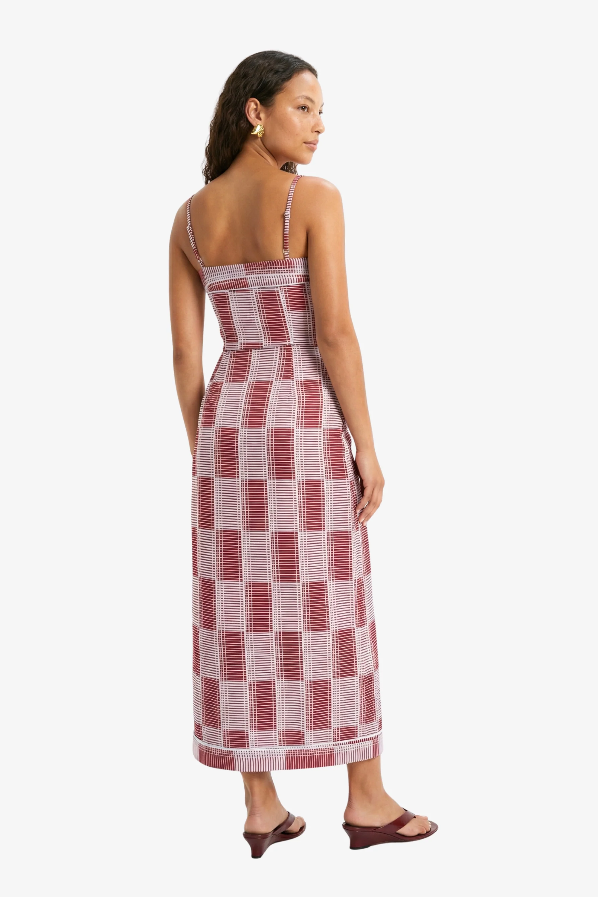 Maggie Jacquard Wrap Dress - Image 4