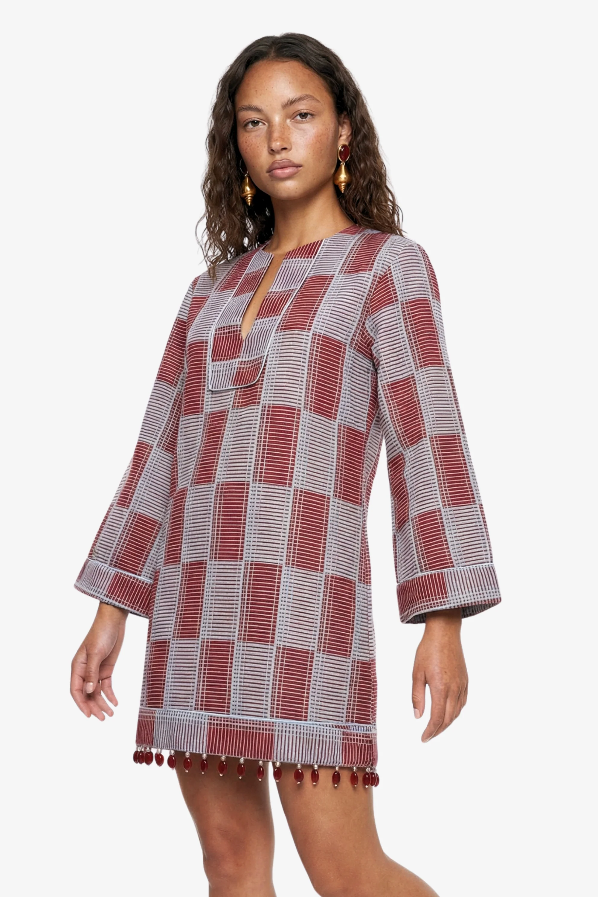 Claudia Jacquard Tunic Dress - Image 5