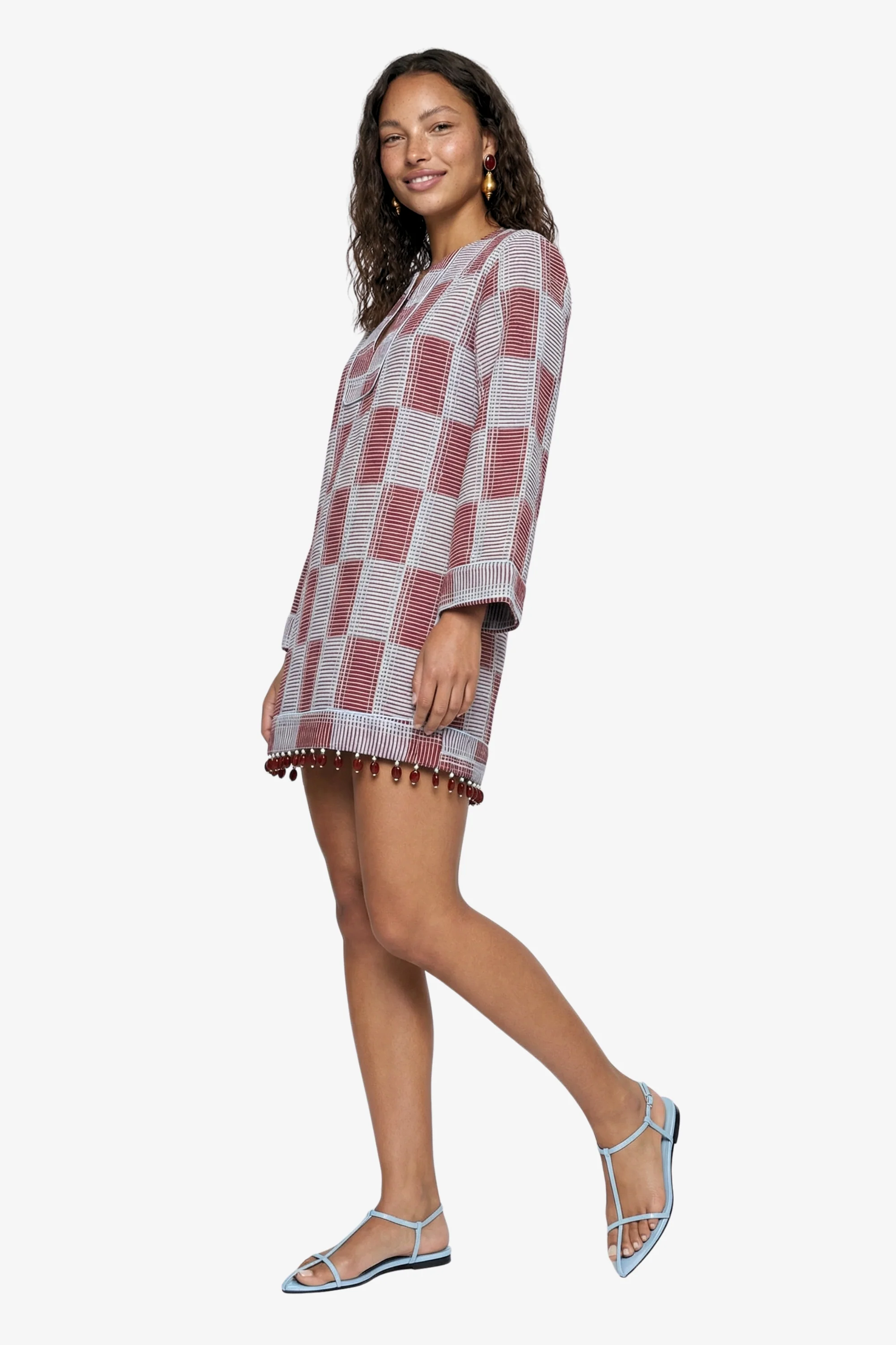 Claudia Jacquard Tunic Dress - Image 6