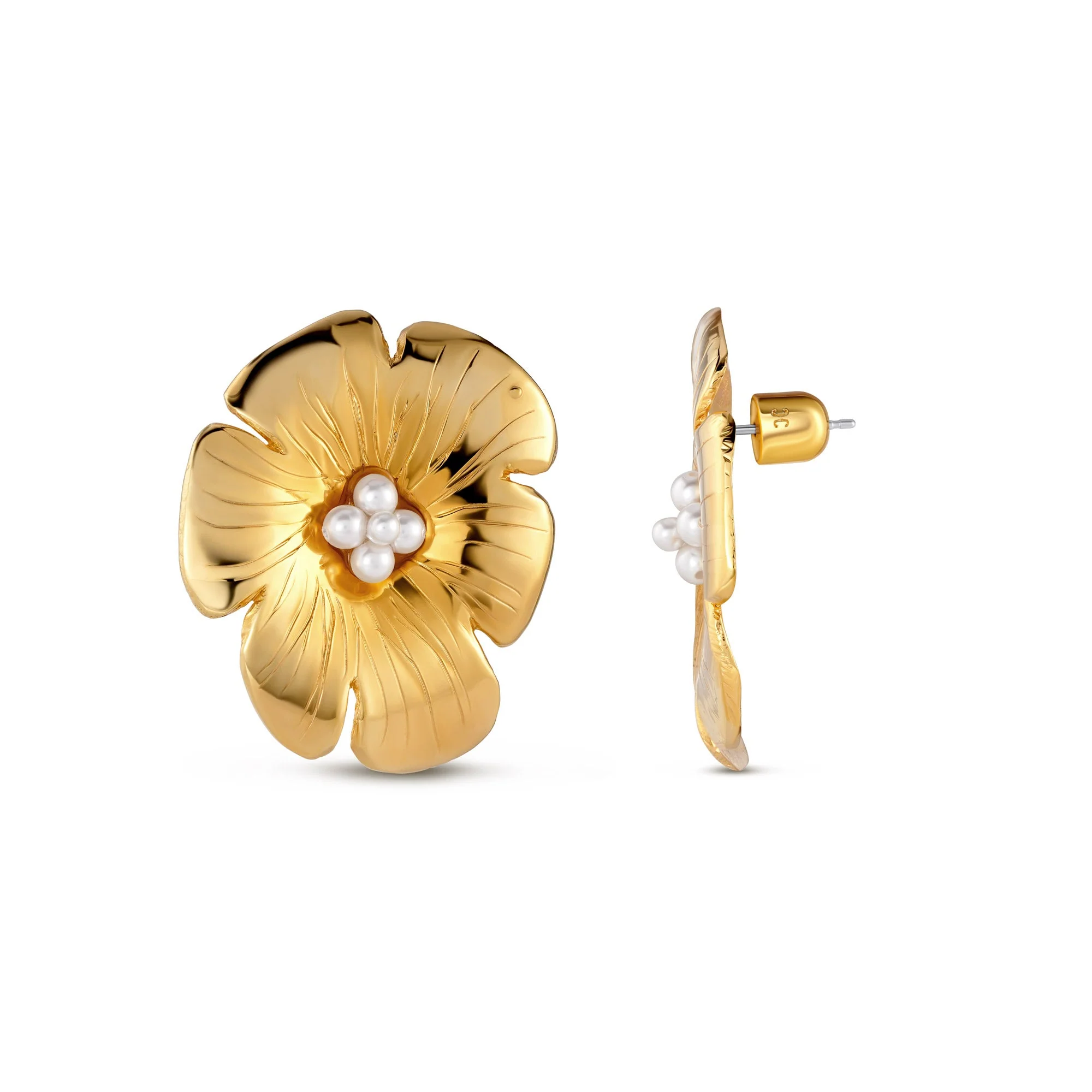 Large Poppy Flower Earring - Image 3