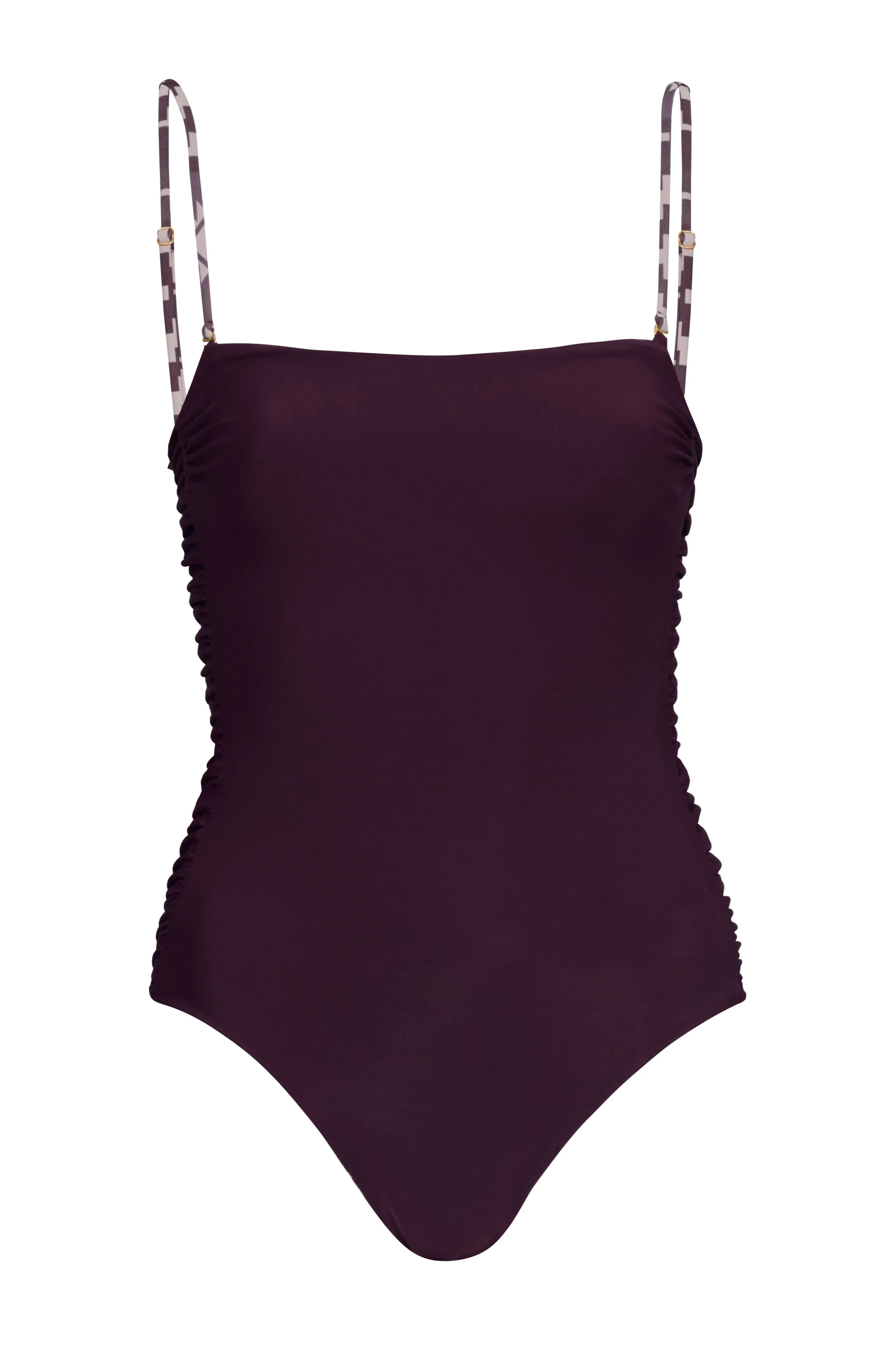 Las Balsas One Piece / Ethnic Motif - Purple - Image 2