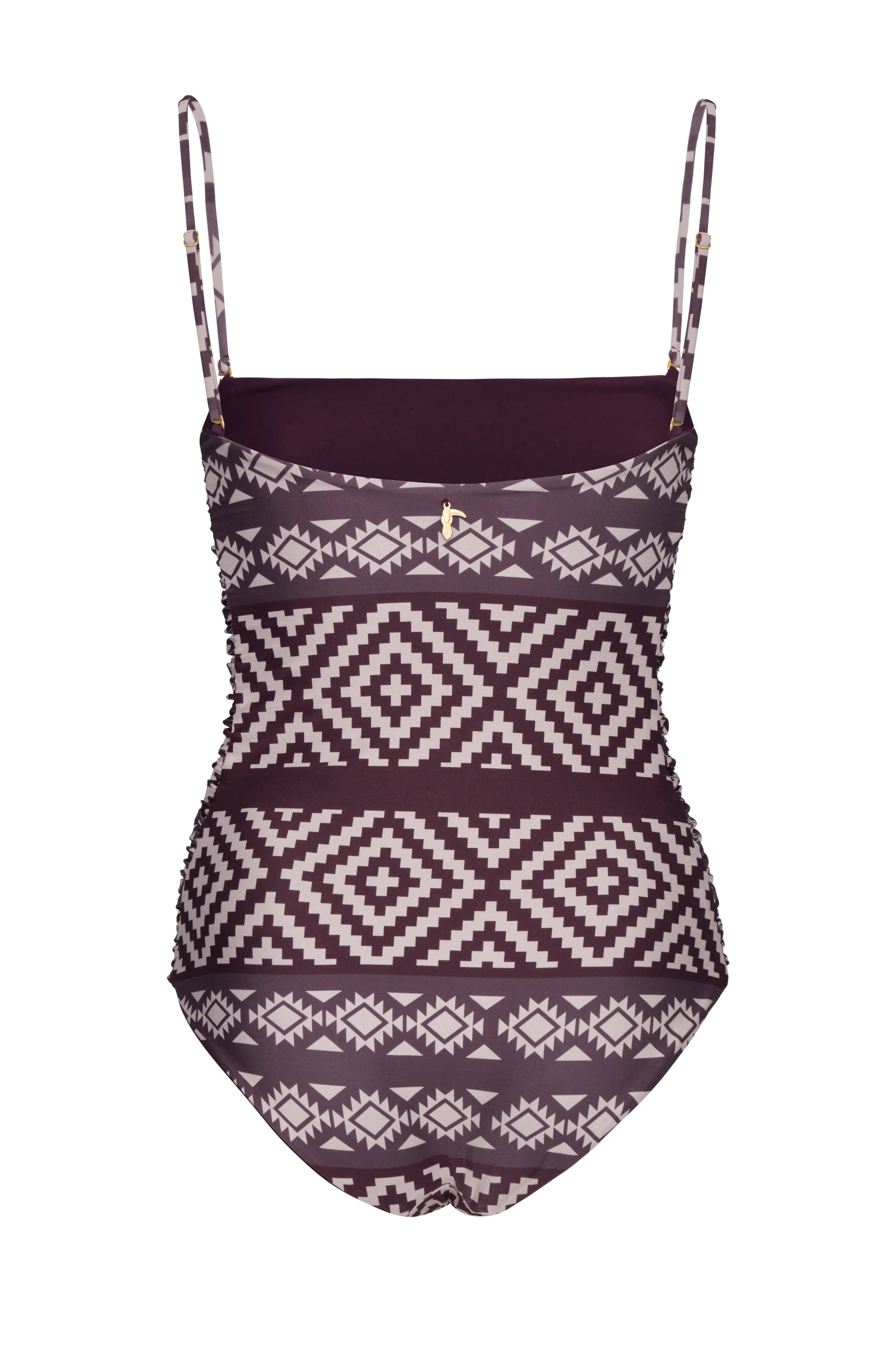 Las Balsas One Piece / Ethnic Motif - Purple - Image 4
