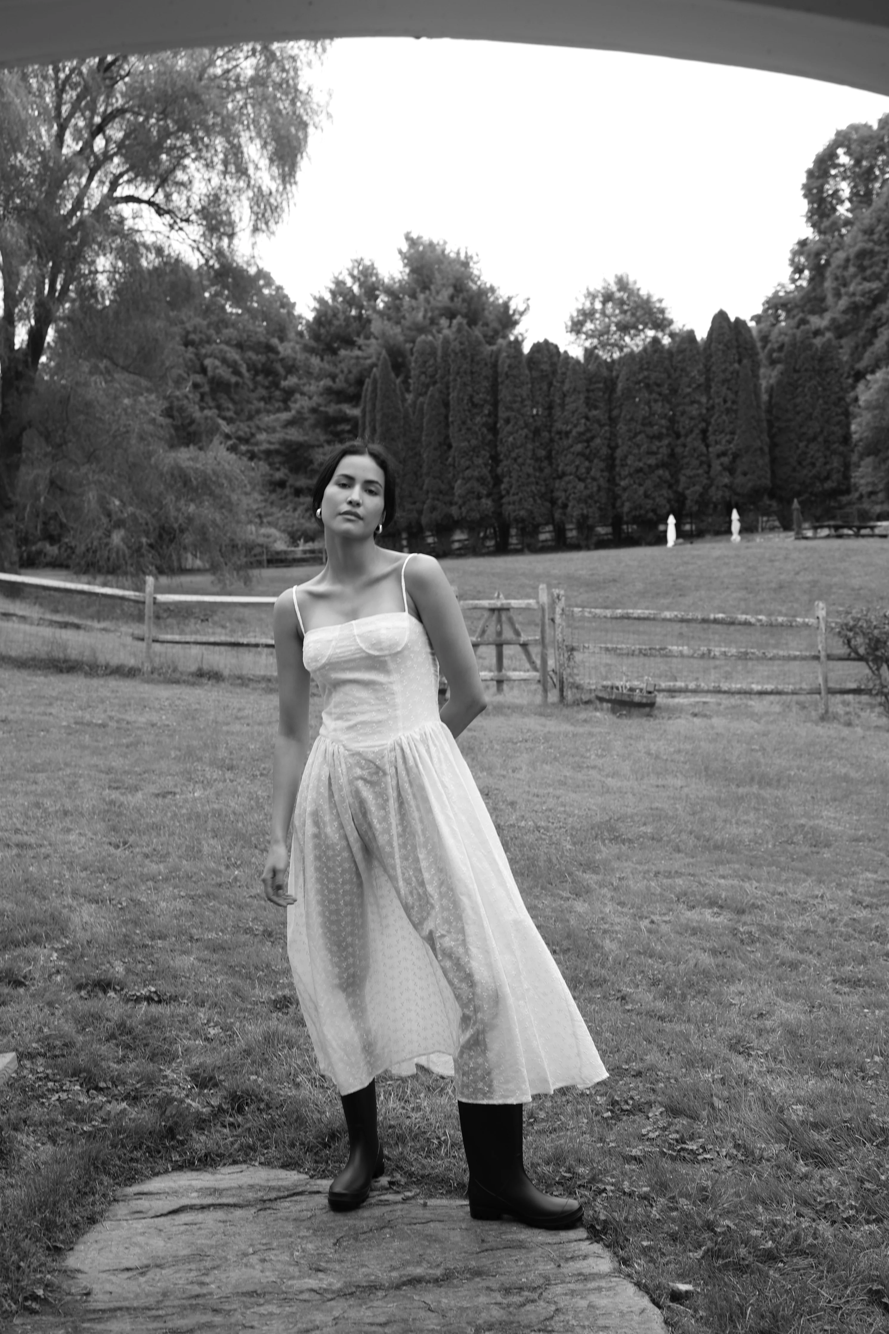 Lou Lou Dress White Eyelet - Image 4